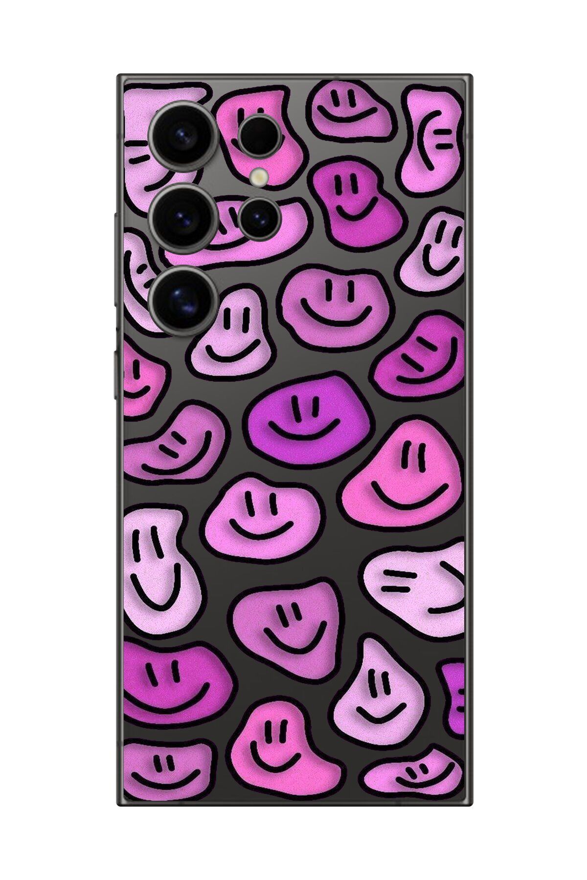 Dali Design Galaxy S24 Ultra Uyumlu Şeffaf Kılıf Şeffaf Wallpaper 7 Tasarımlı