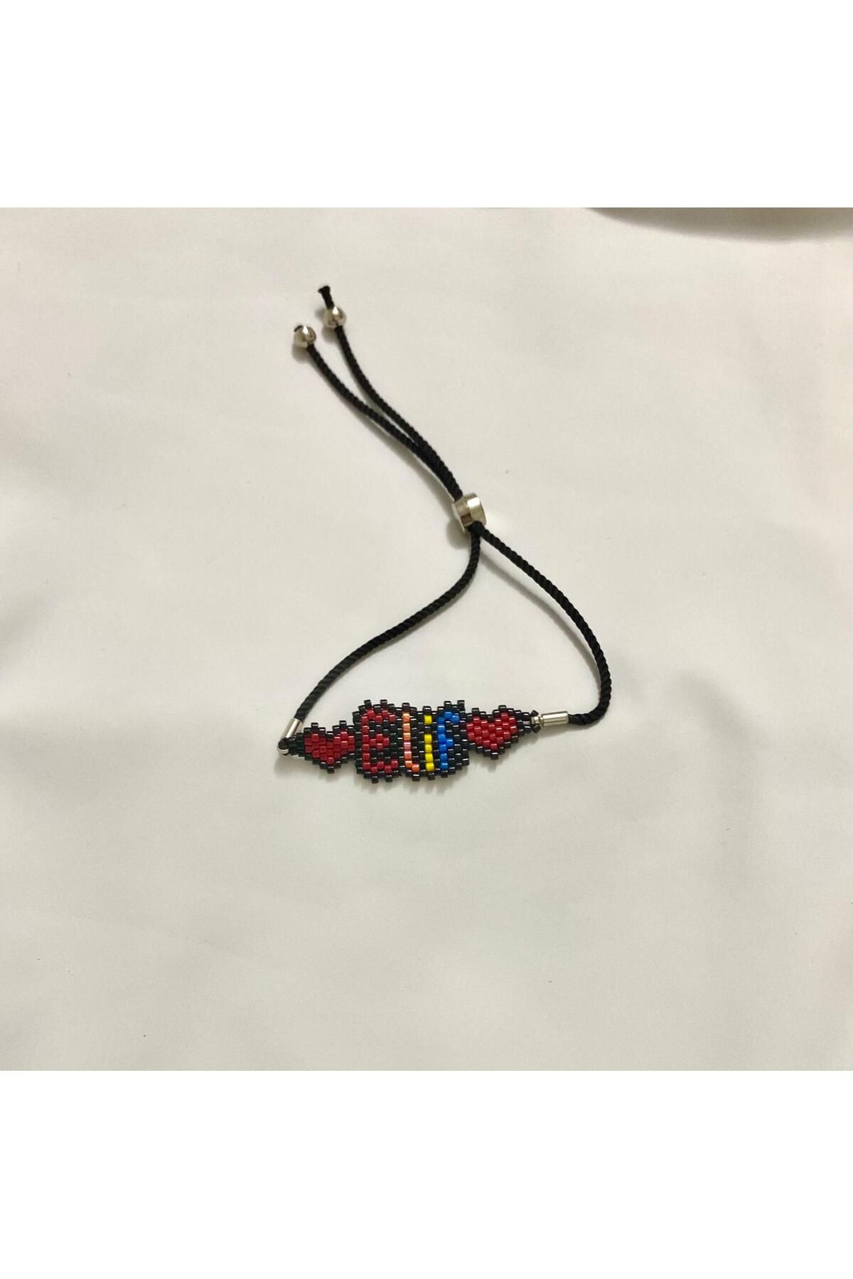 Butik İsimli Delica Boncuk Bileklik(isme özel yapılabilir)