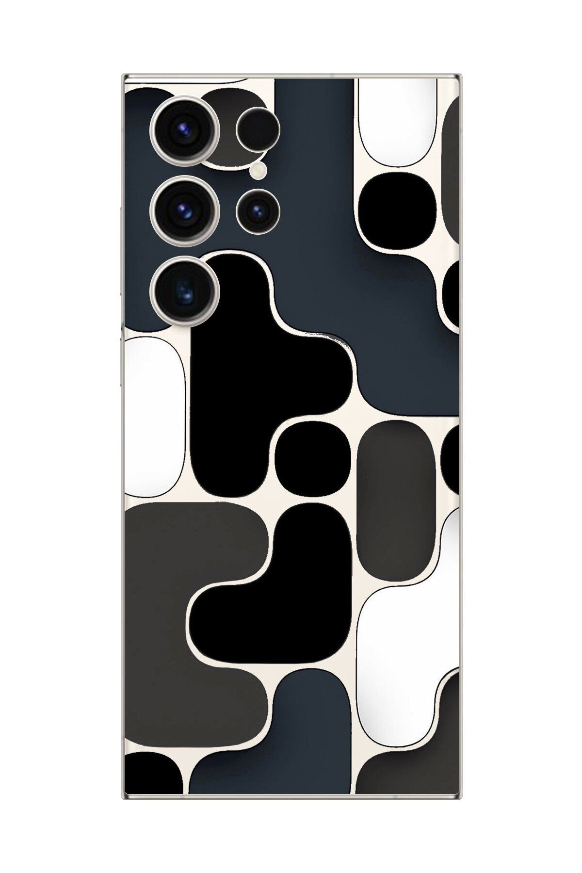 Dali Design Galaxy S23 Ultra Uyumlu Şeffaf Kılıf Şeffaf Wallpaper 1 Tasarımlı