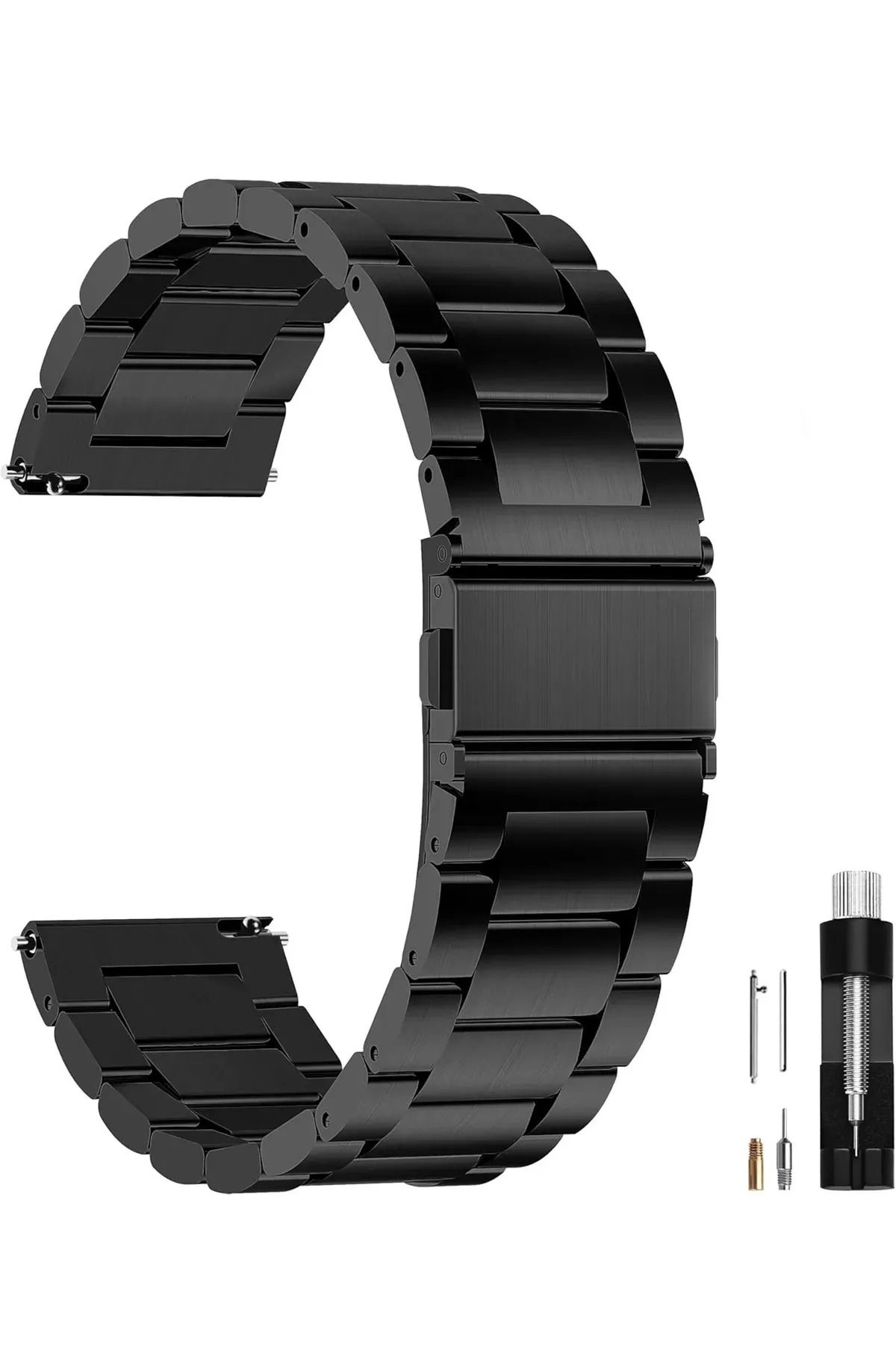 Dexmon Samsung Galaxy Watch 4/5/6/7/fe/40/40/44 Classic 42/43/46/47MM Uyumlu 20mm Metal Paslanmaz Kordon