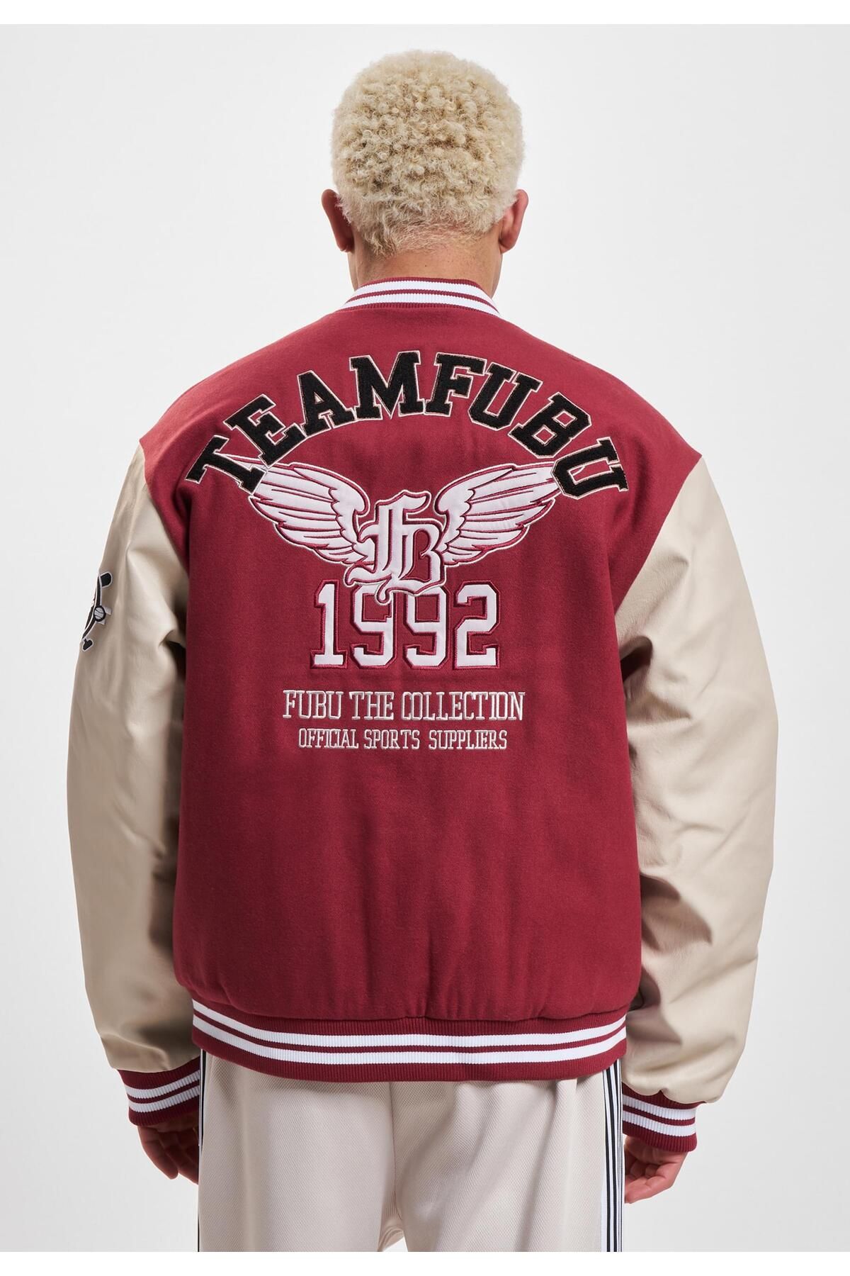 FUBU-Herren Fm233-009-1 College Varsity Jacket 4