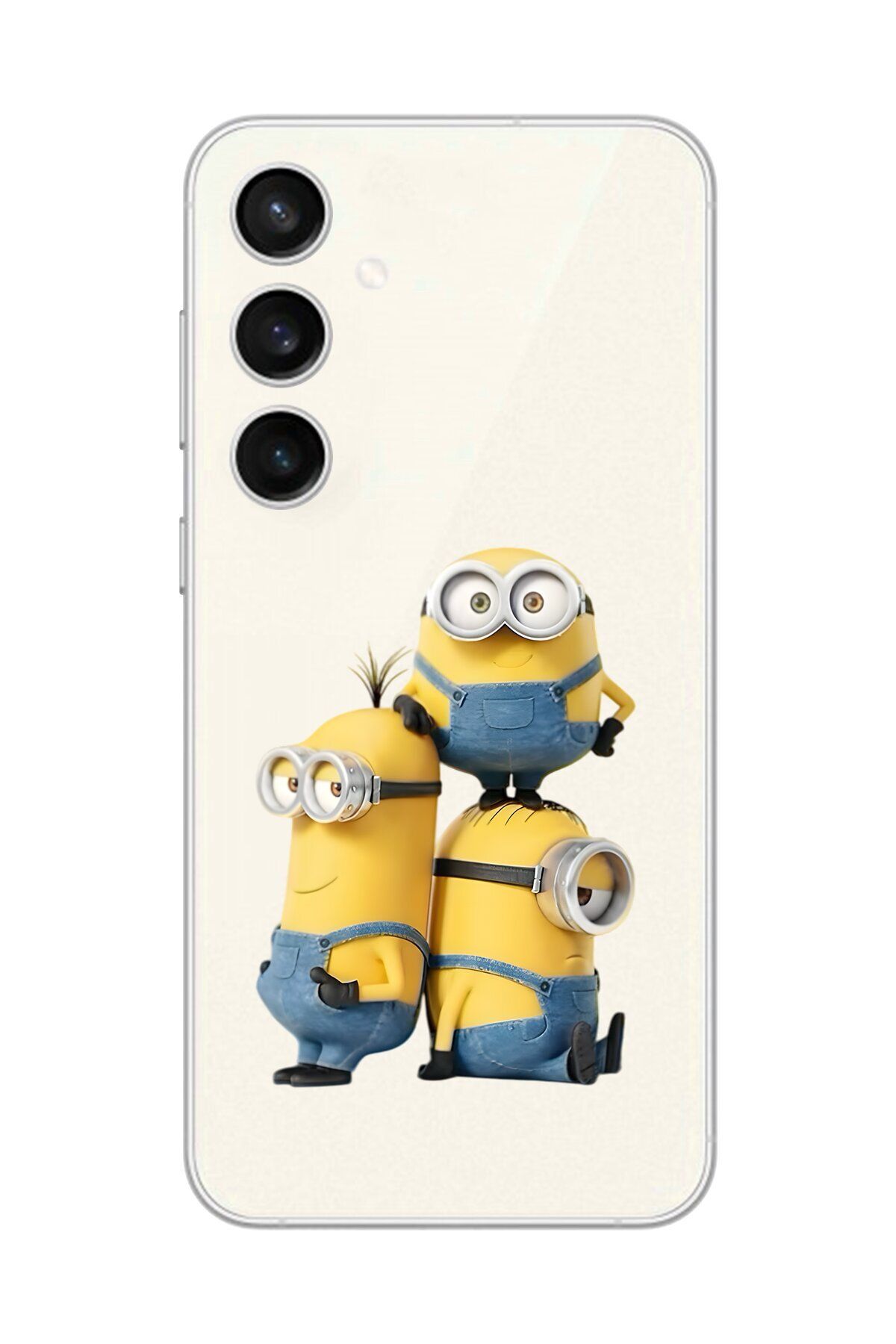 Dali Design Galaxy S23 Uyumlu Şeffaf Kılıf Cartoon Minions 10 Tasarımlı