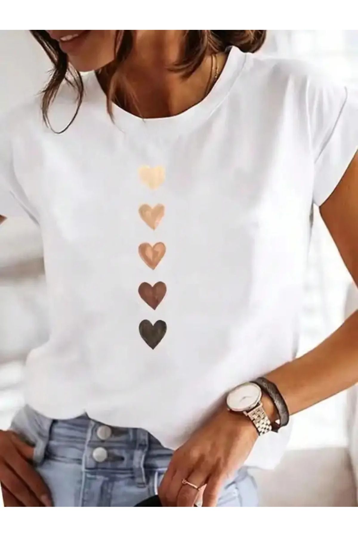 AEMİ Unisex Baskılı %100 Pamuk Oversize T-shirt