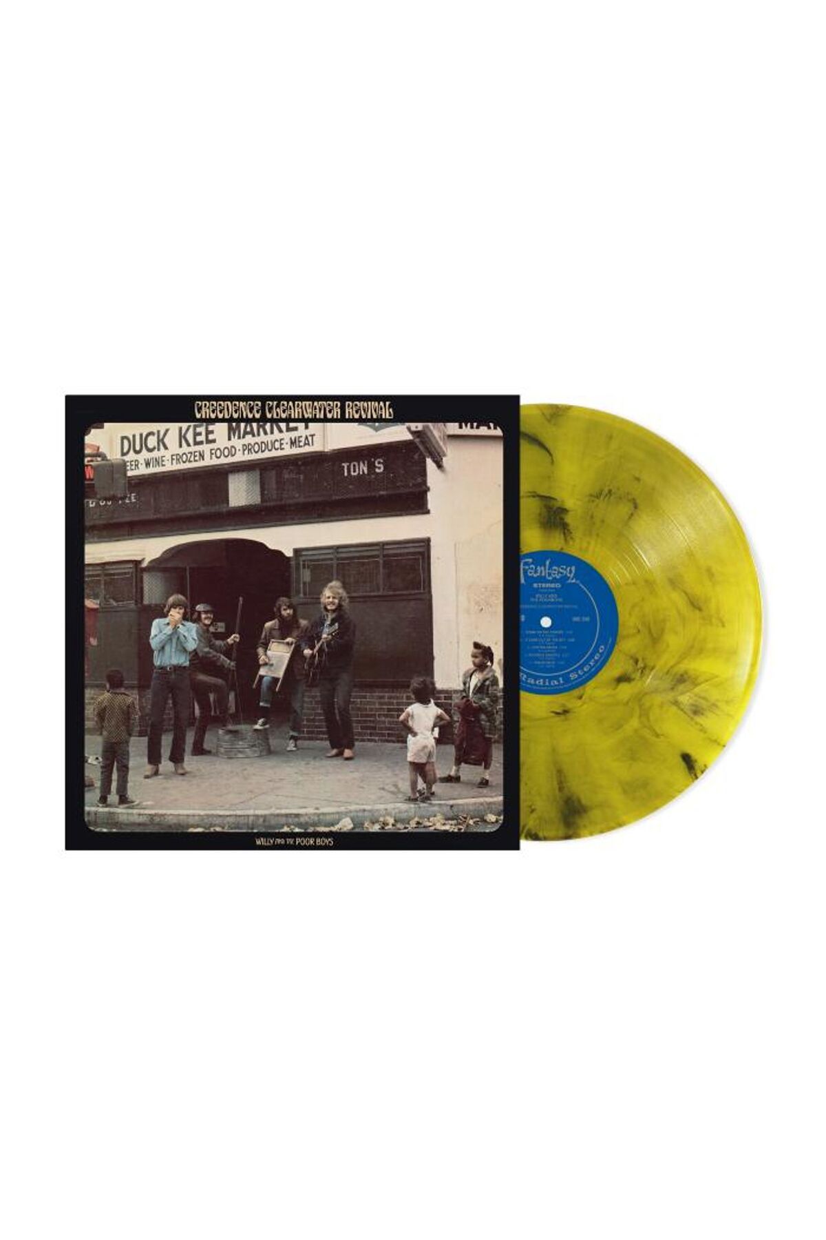 Concord Records YABANCI PLAK - Creedence Clearwater Revival / Willy And The Poor Boys (L.E. Sarı&Duman LP)
