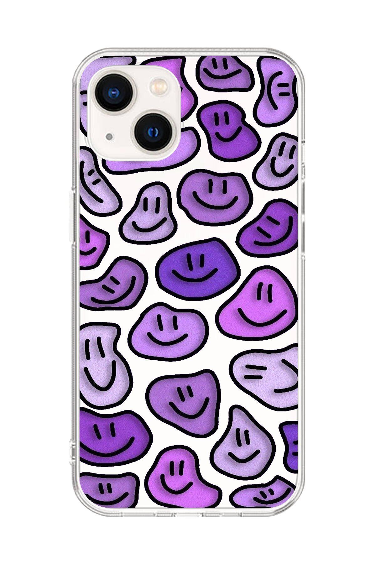 Dali Design iPhone 15 Plus Uyumlu Şeffaf Kılıf Şeffaf Wallpaper 6 Tasarımlı