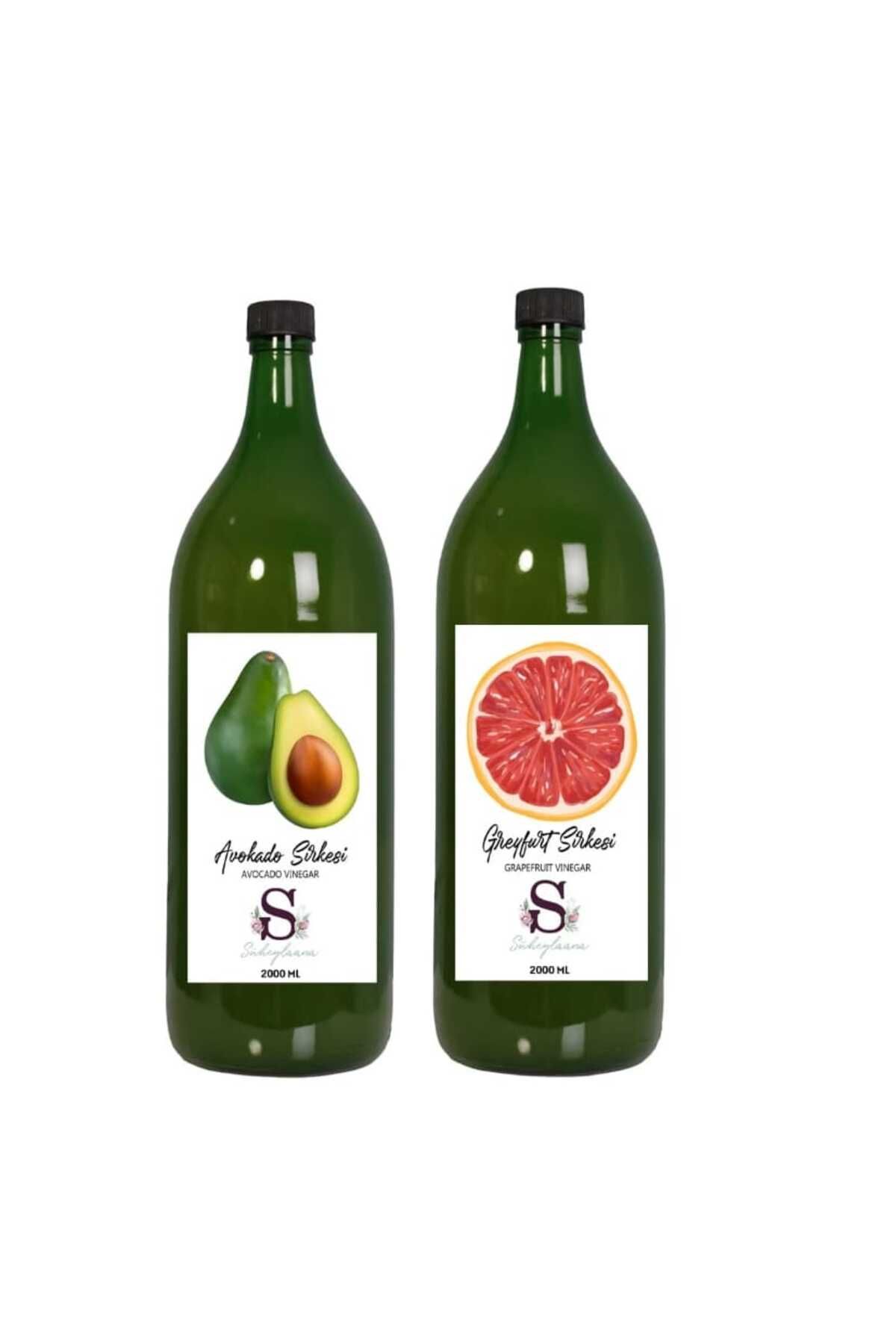 Süheylaana Doğal Avokado Sirkesi 2000 Ml - Doğal Greyfurt Sirkesi 2000 Ml