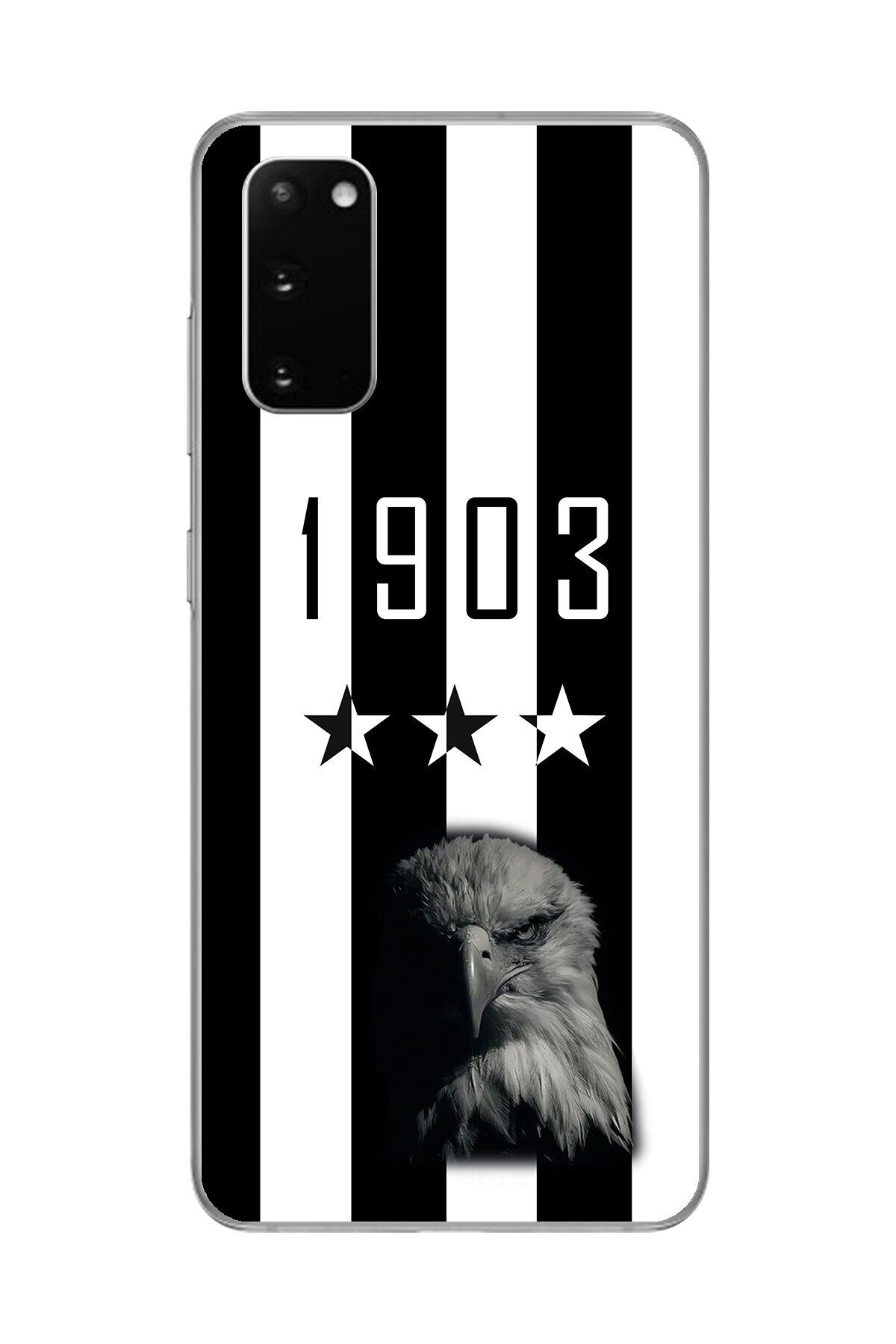 Dali Design Samsung Galaxy S20+ Uyumlu Şeffaf Kılıf Şeffaf 1907 Boğa Tasarımlı