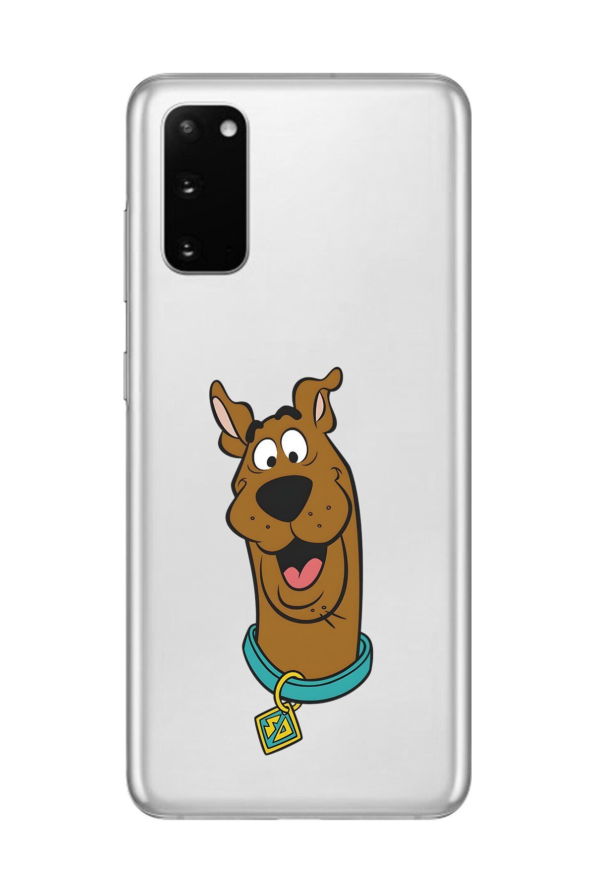 Dali Design Galaxy S20 Uyumlu Şeffaf Kılıf Cartoon Scooby Doo 14 Tasarımlı