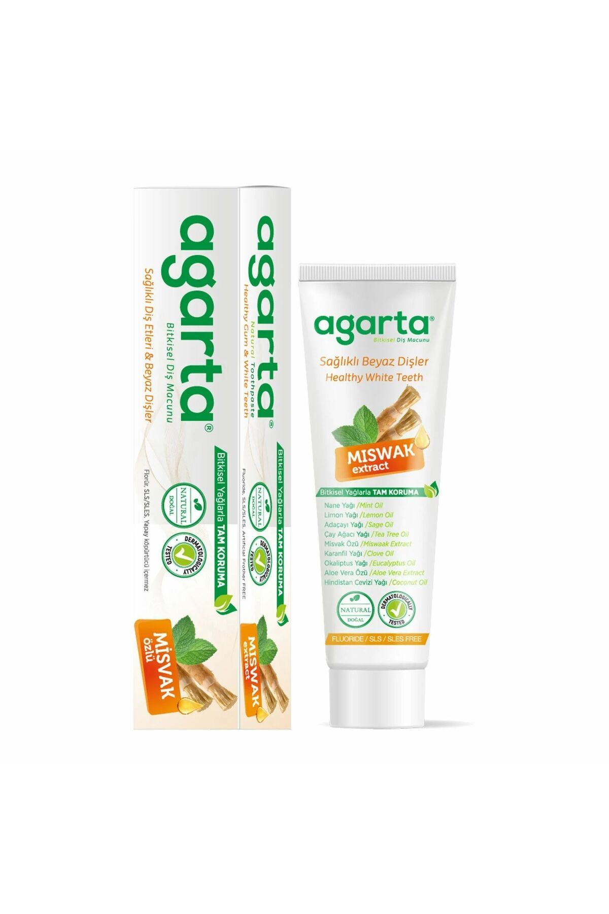 Easy Tedarik Agarta Doğal Diş Macunu 100ml Misvak Özlü