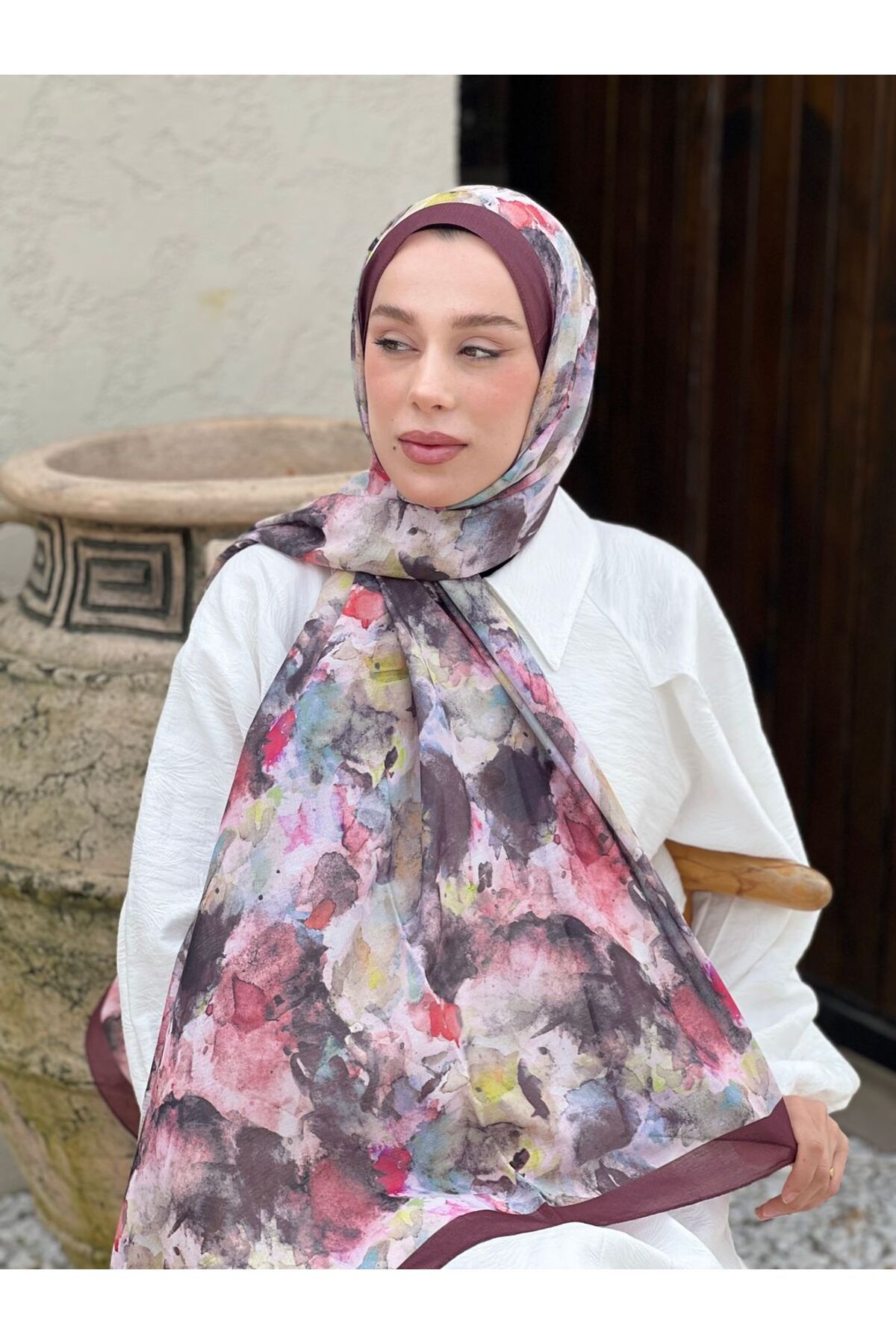 Modakaşmir Brush Desen Lina Şal