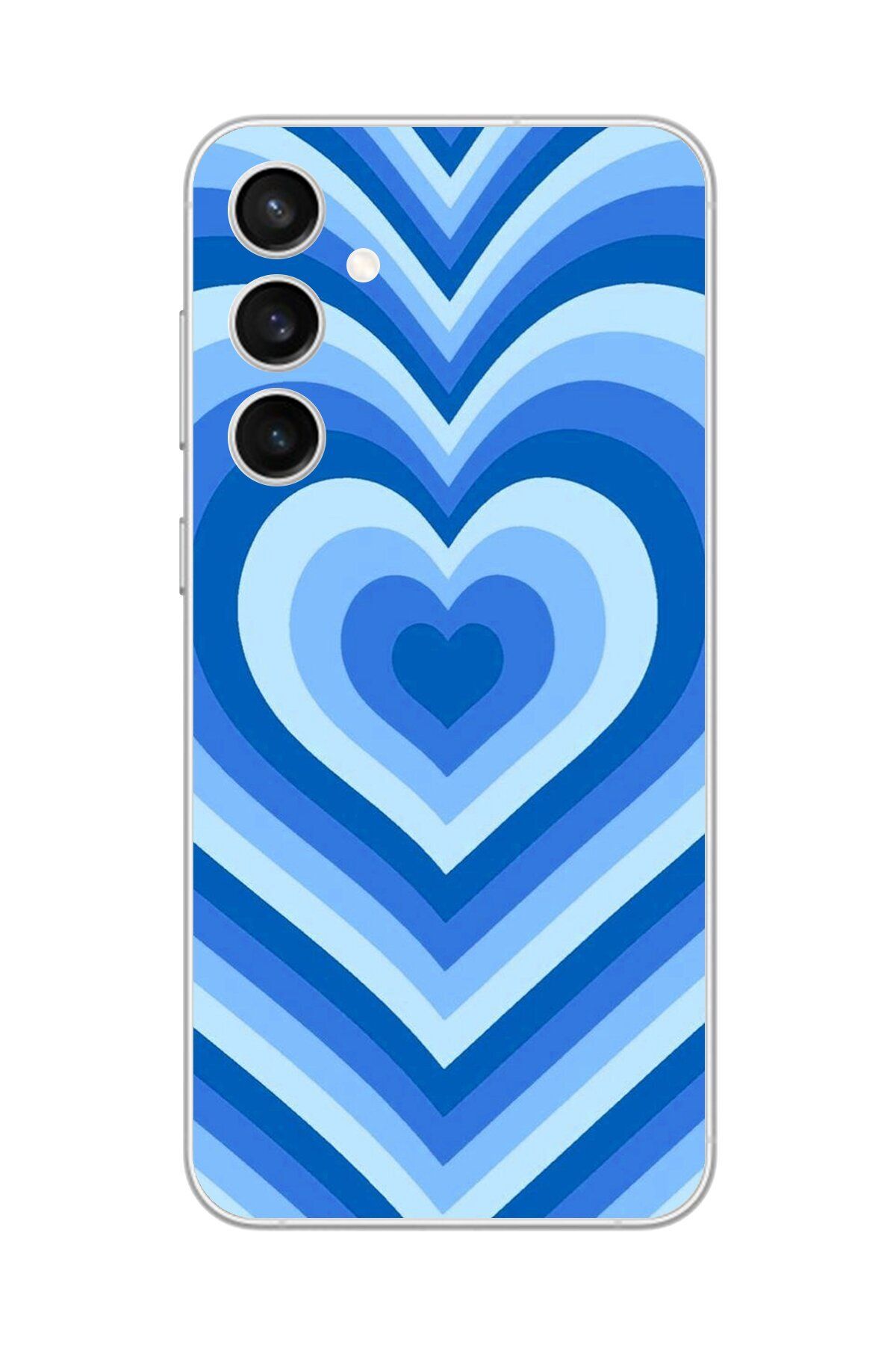 Dali Design Galaxy S23 FE Uyumlu Şeffaf Kılıf Kalp 4 Tasarımlı