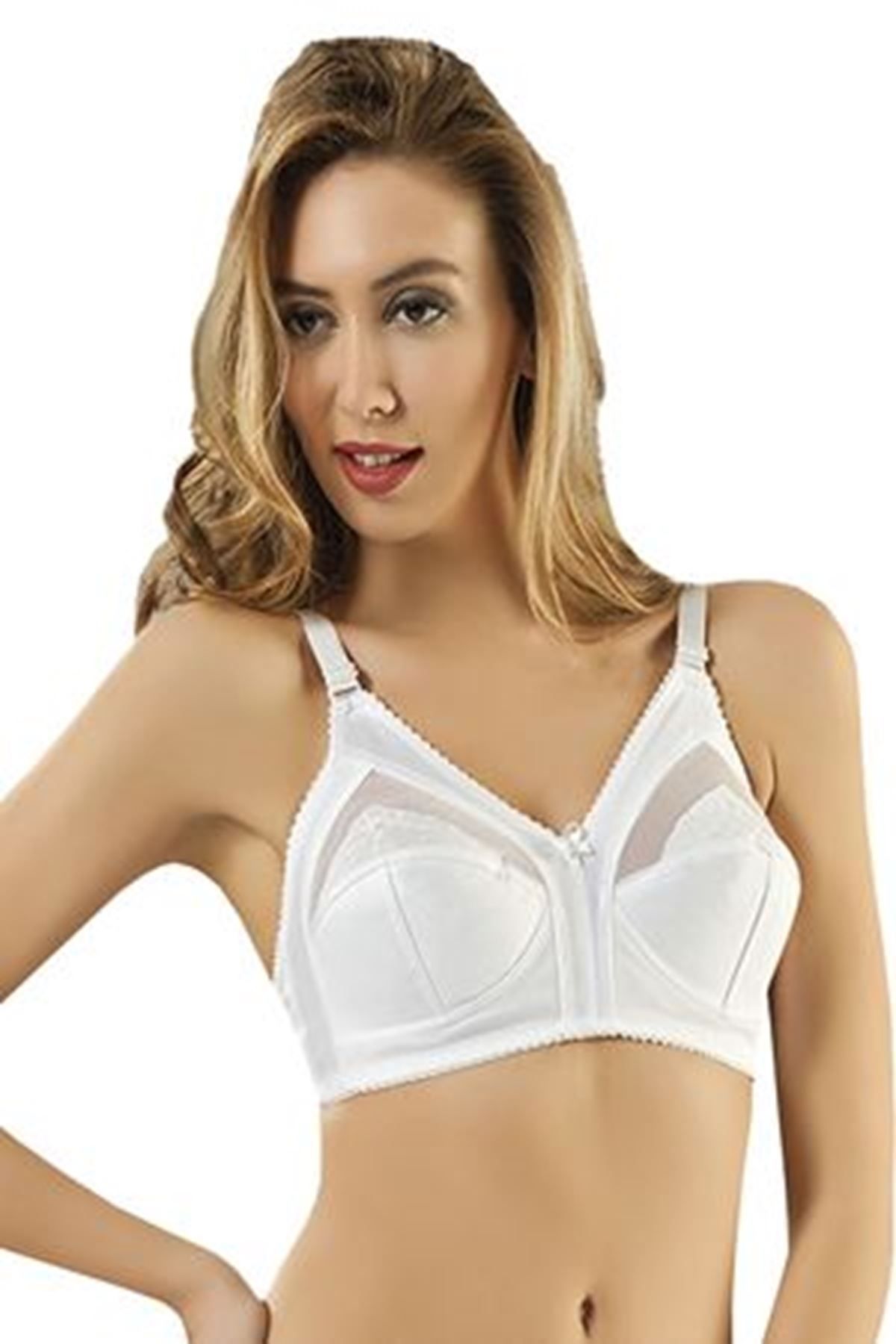 Moda Şahsenem Beyaz Toparlayıcı Sütyen - 502