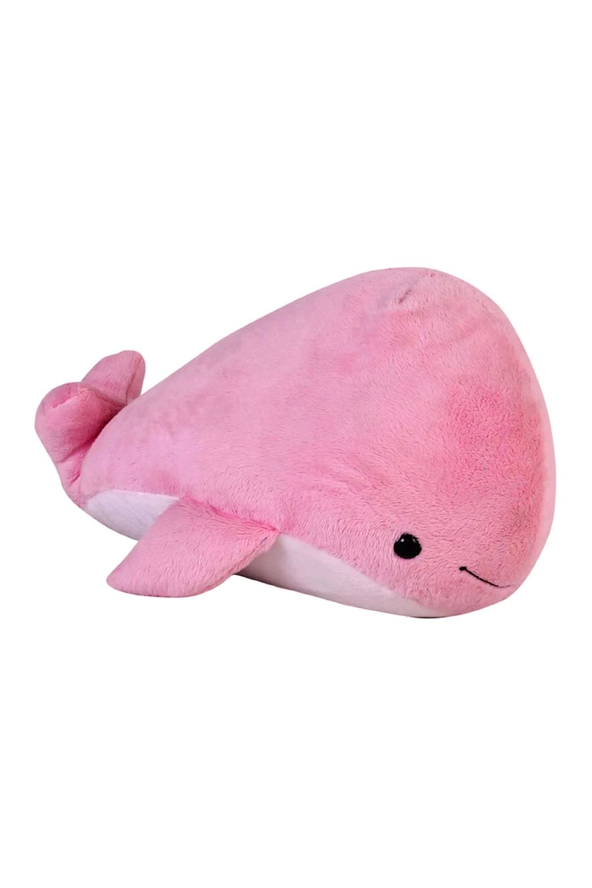 BAMBİTOYS Büyük Boy Balina Peluş 40cm Uyku Arkadaşı Peluş Oyuncak Pembe