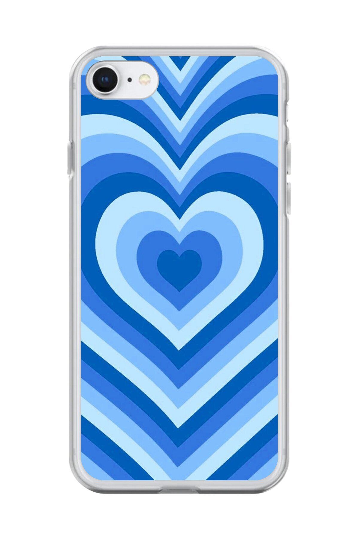 Dali Design iPhone 6S Uyumlu Şeffaf Kılıf Kalp 4 Tasarımlı
