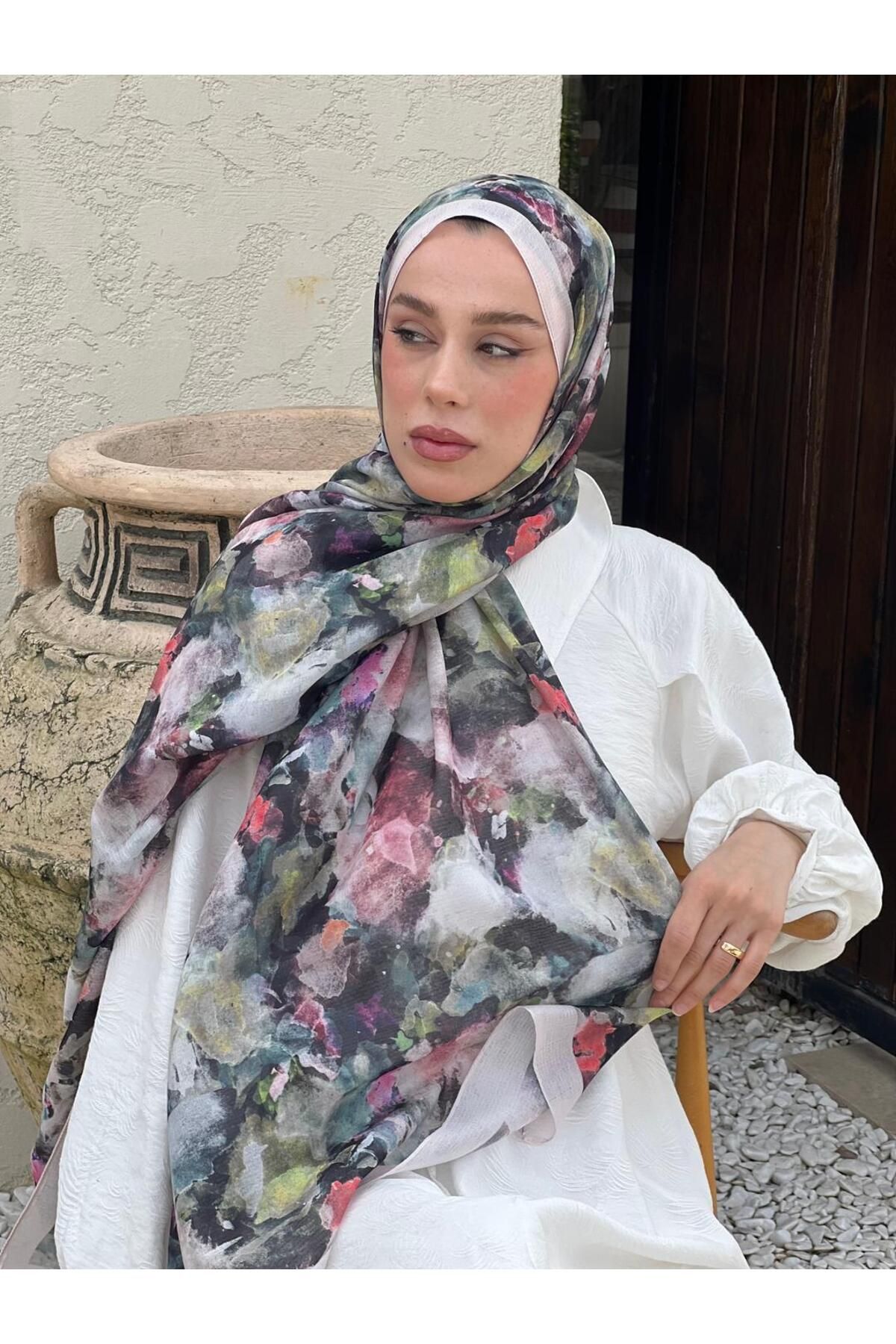 Modakaşmir Brush Desen Lina Şal