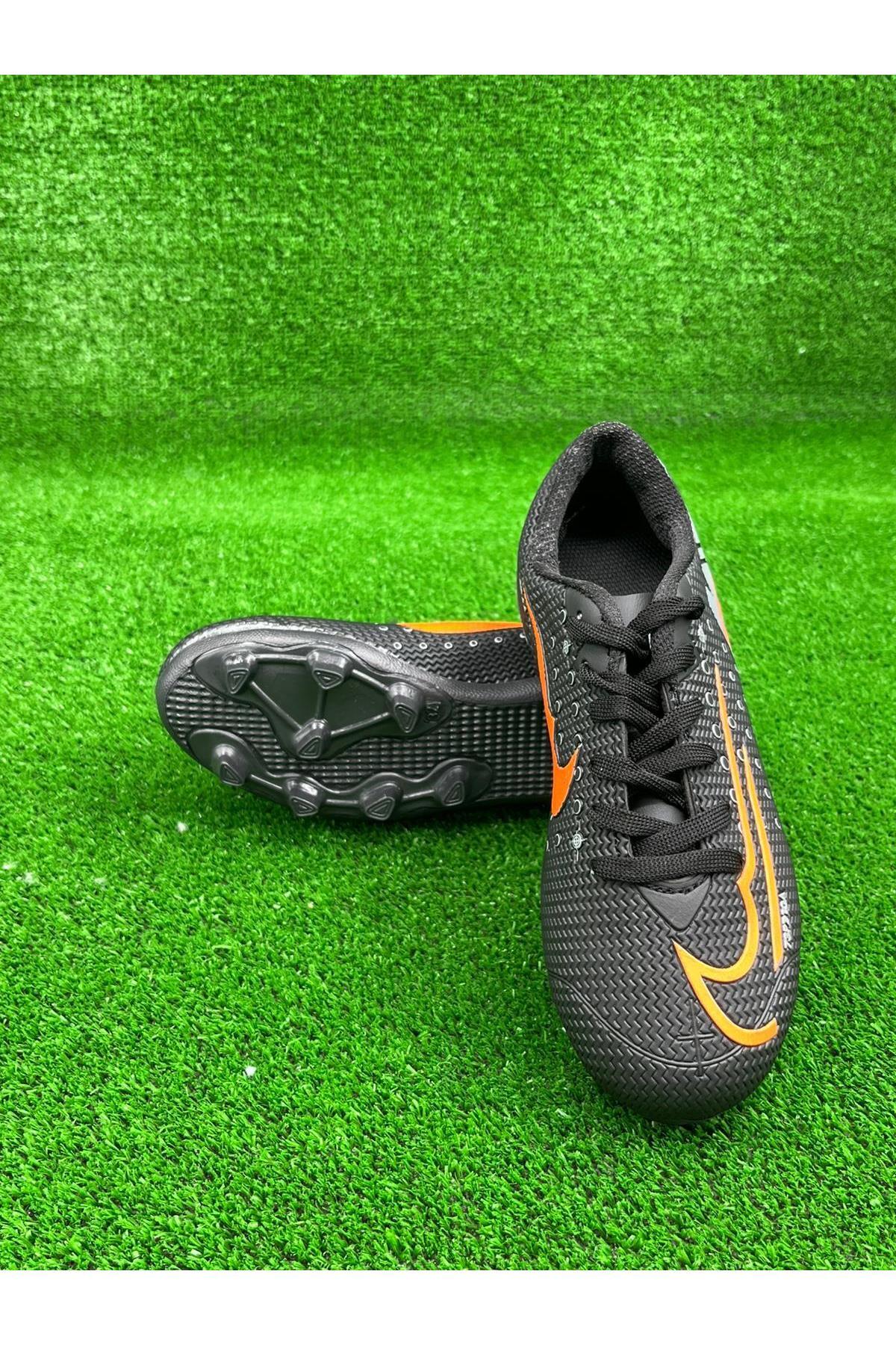 Moda Lime Erkek Çocuk Krampon Çim Saha Erkek Çocuk Futbol Ayakkabı Çivili Futbol Spor Ayakkabısı görsel 2