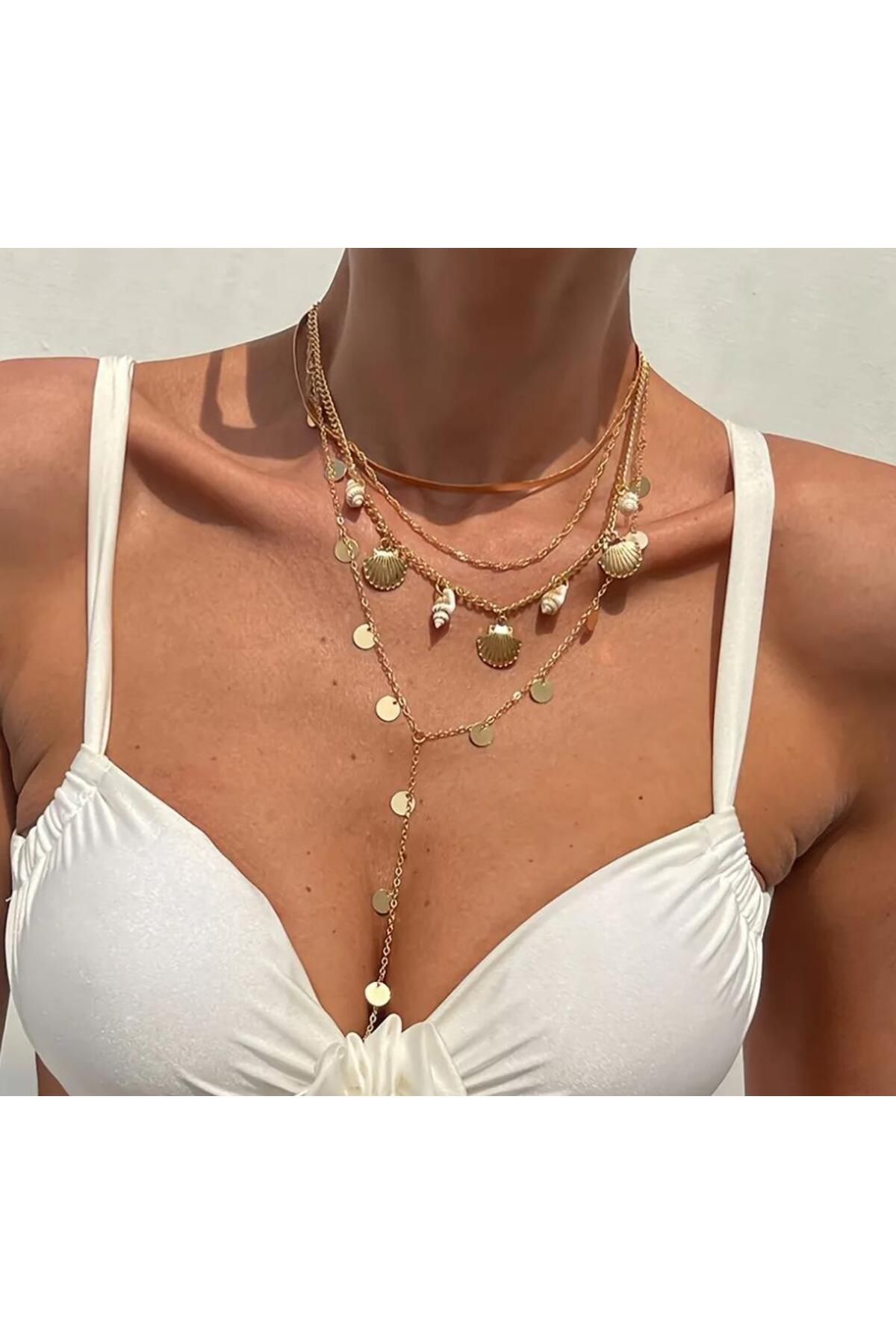 Venus Design 4lü Charm Kolye Seti