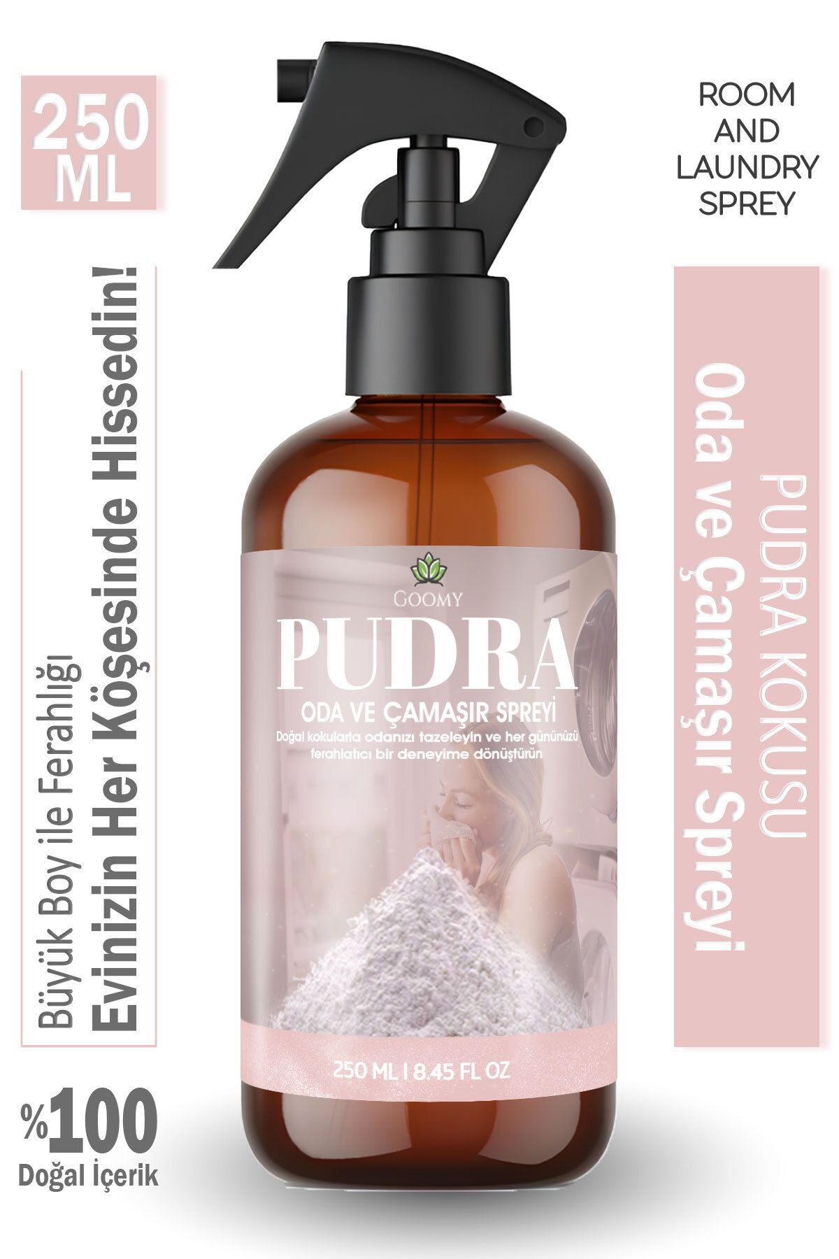 Lofty Pudra Oda Ve Çamaşır Spreyi Oda Kokusu Oda Spreyi – Powdery Touch Room & Fabric Freshener 250ml