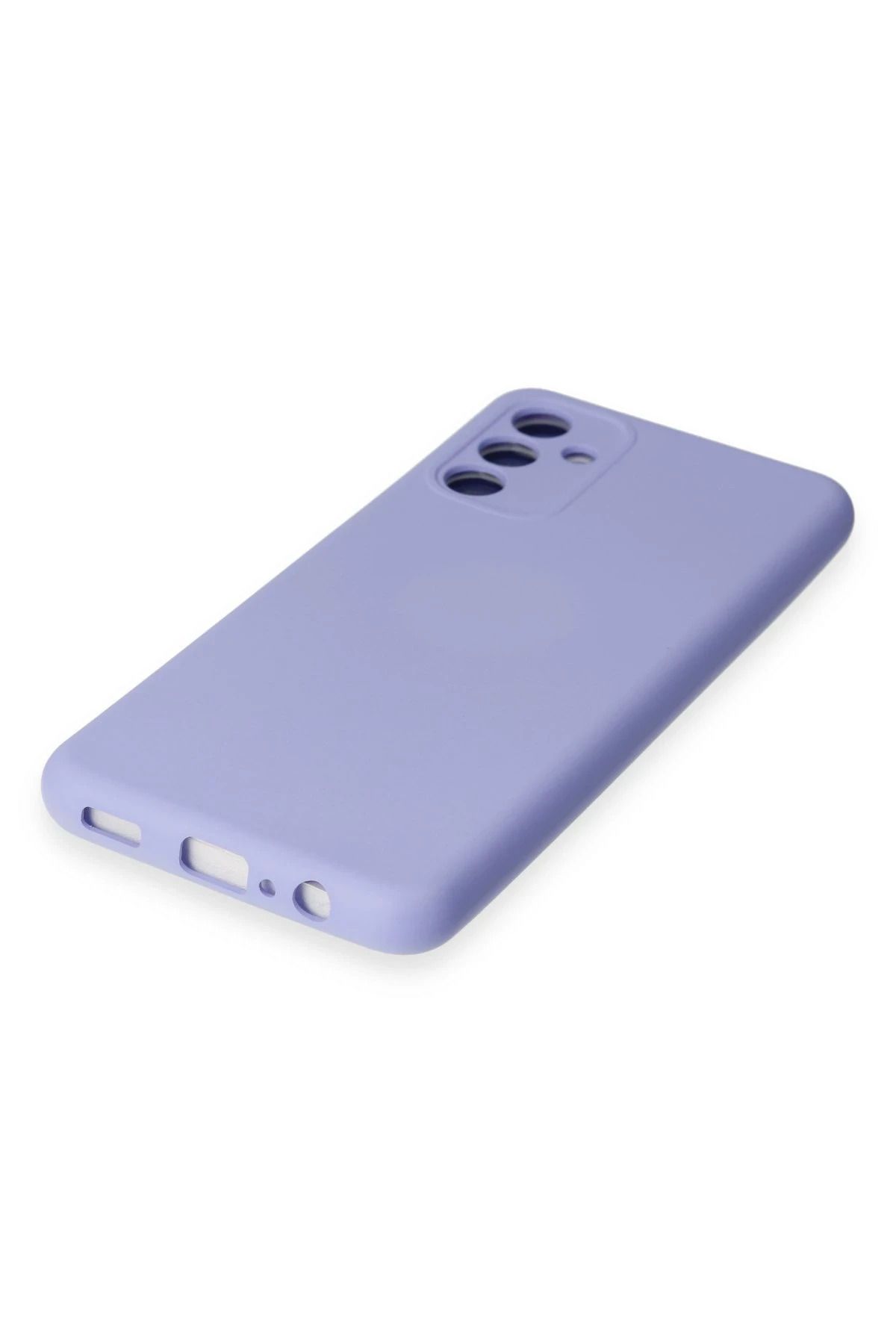 NewFace Galaxy A24 4G Uyumlu Kılıf Nano içi Kadife Silikon - Lila MRAYD