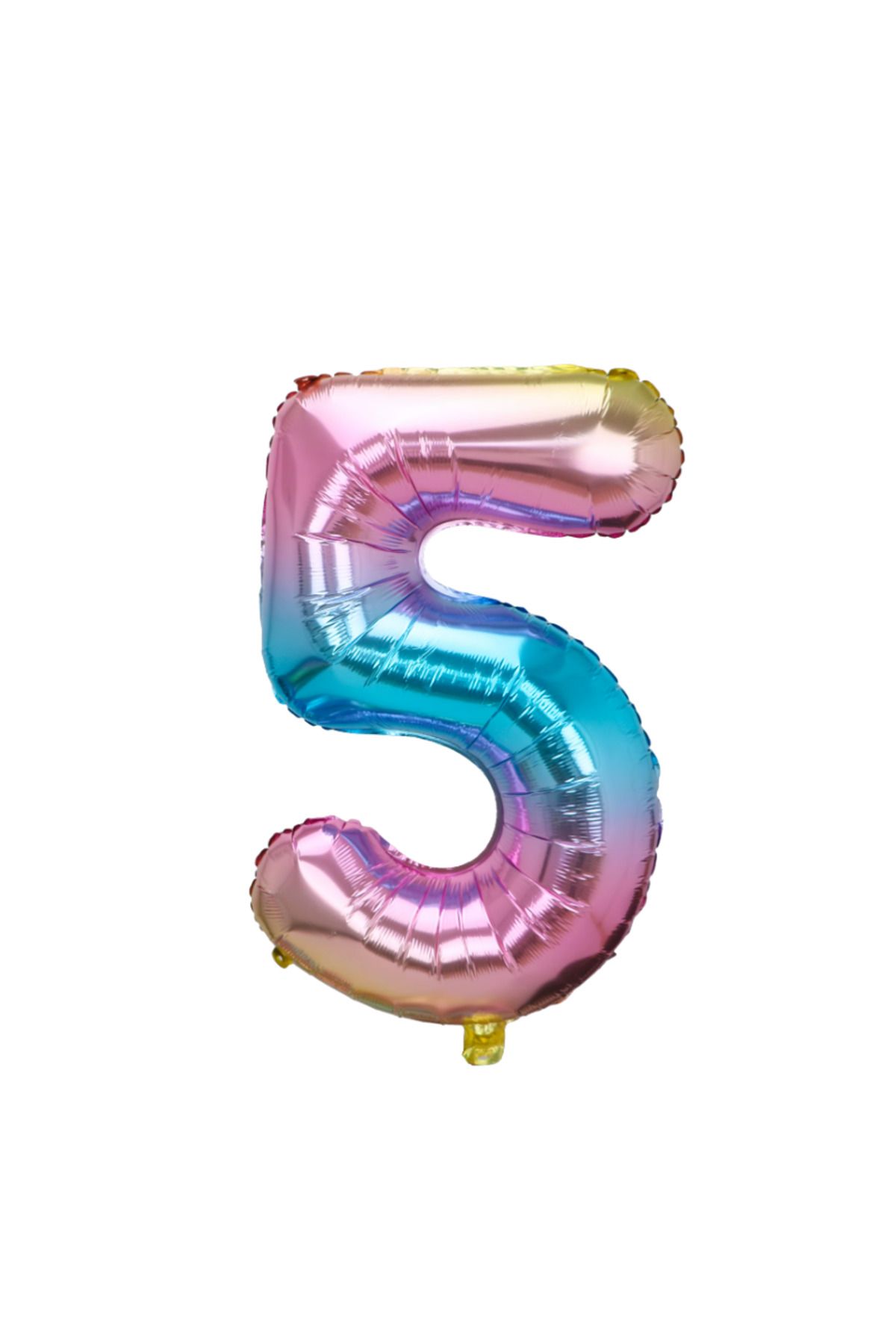 İzmir Balon Studio Gökkuşağı Rakam Folyo Balon 100cm