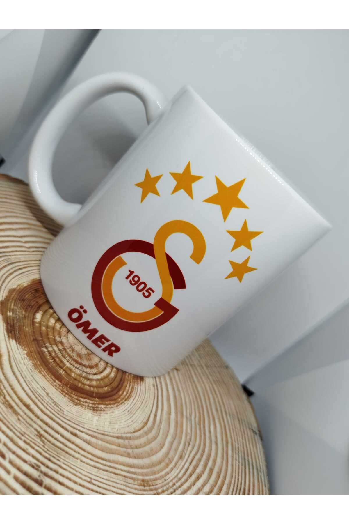 EYS Tasarım Gs Taraftar 5* Baskılı Kupa Bardak Kişiye Özel Hediyelik