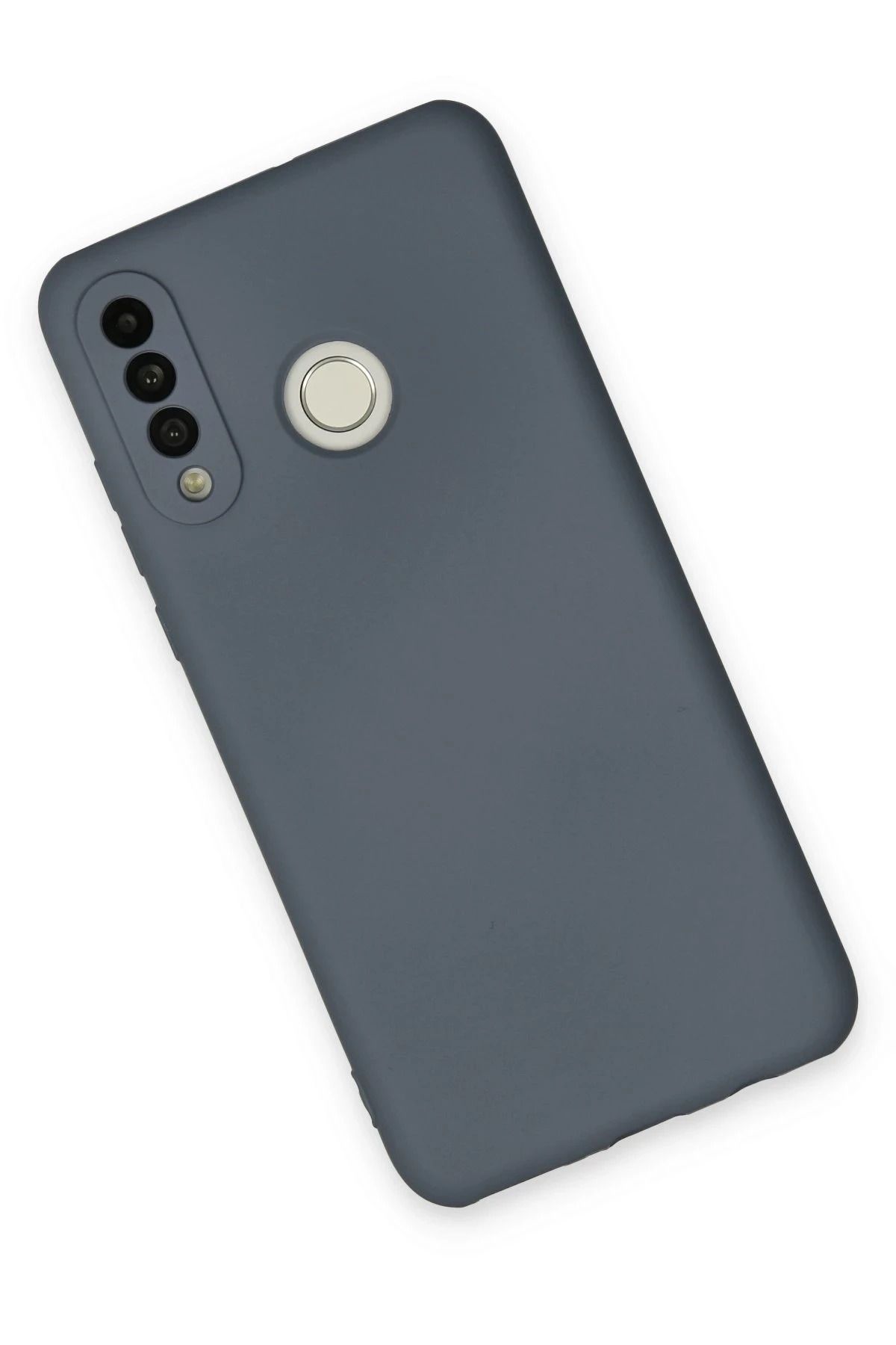 NewFace Huawei P30 Lite Uyumlu Kılıf Nano içi Kadife Silikon - Gri MRAYD