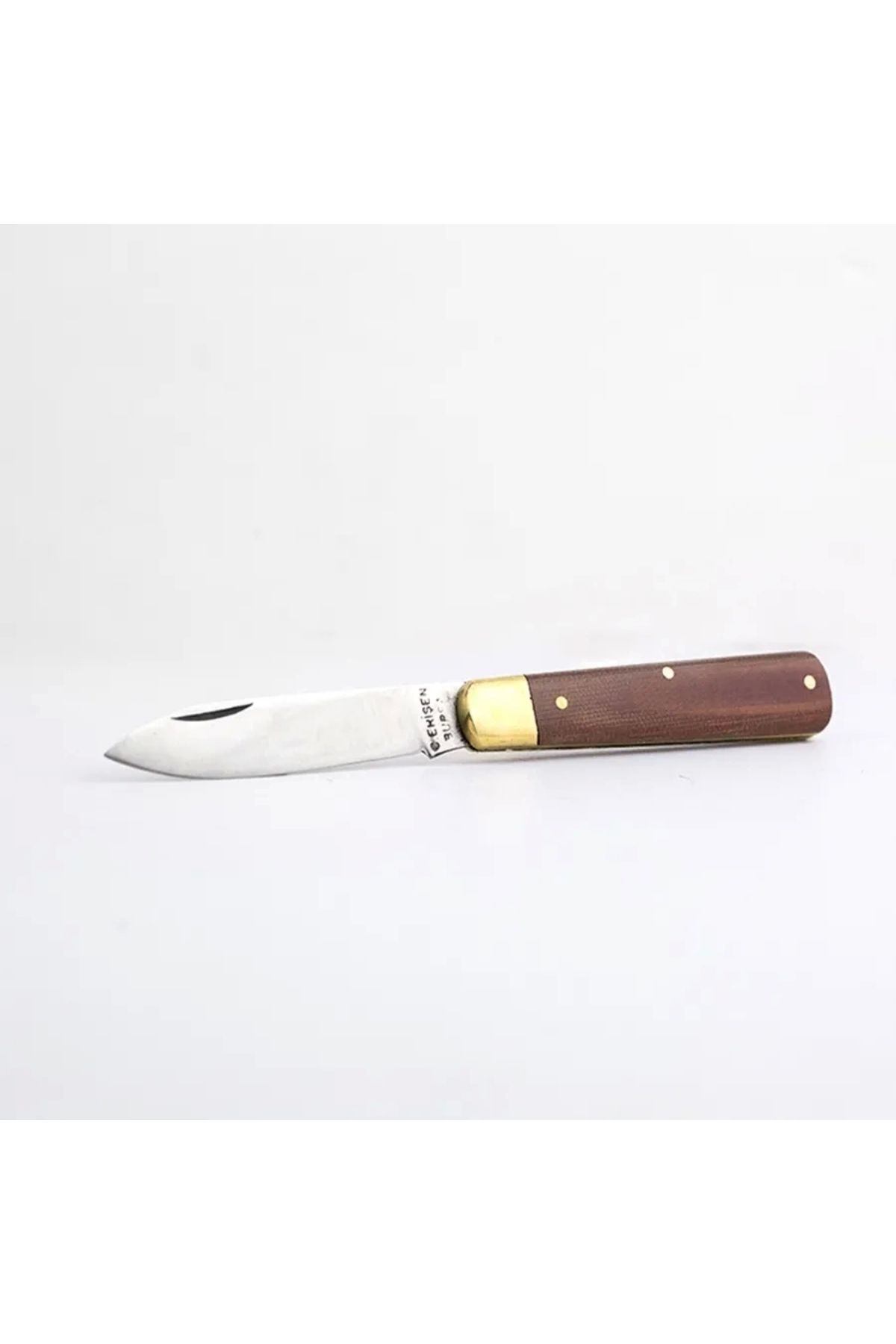ÇERÇİCİ Cemil Erişen Bursa Çakı No:1 - 15,5 Cm , Ahşap Sap, Perçinli, Tek Sarı
