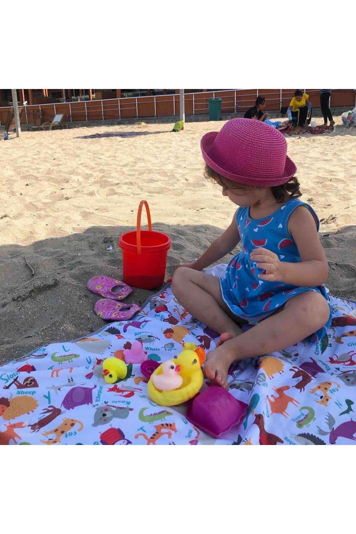 yorni 145x210cm Zoo Emzirme, Beslenme, Ek Gıdaya Geçişte, Sıvı Geçirmeyen, Yıkanabilir, Ekstra Geniş Örtü fotoğrafı 3 (önizleme)