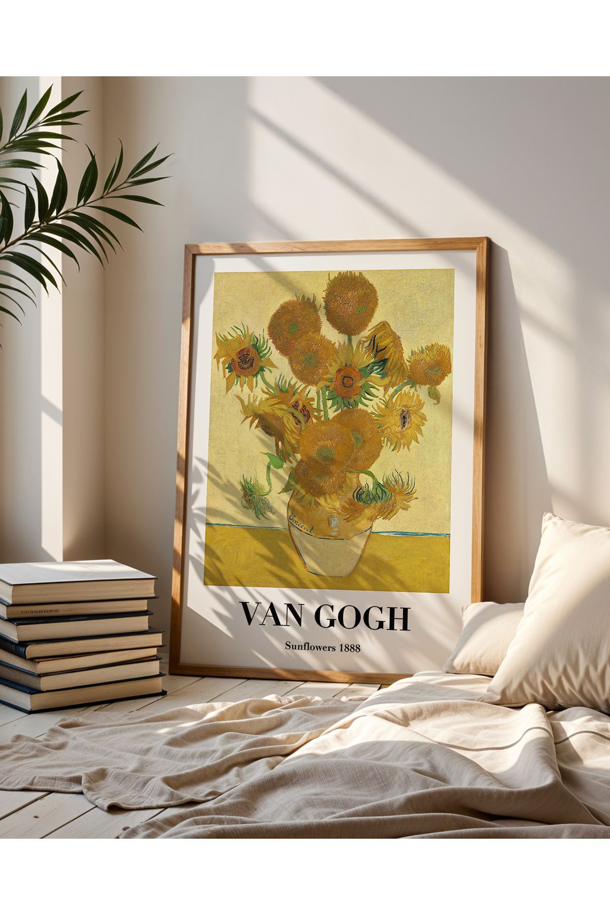 Huca Van Gogh - Sunflowers 1888 - Ayçiçekleri - Poster - Minimalist - Boho - Vintage - Retro - Modern