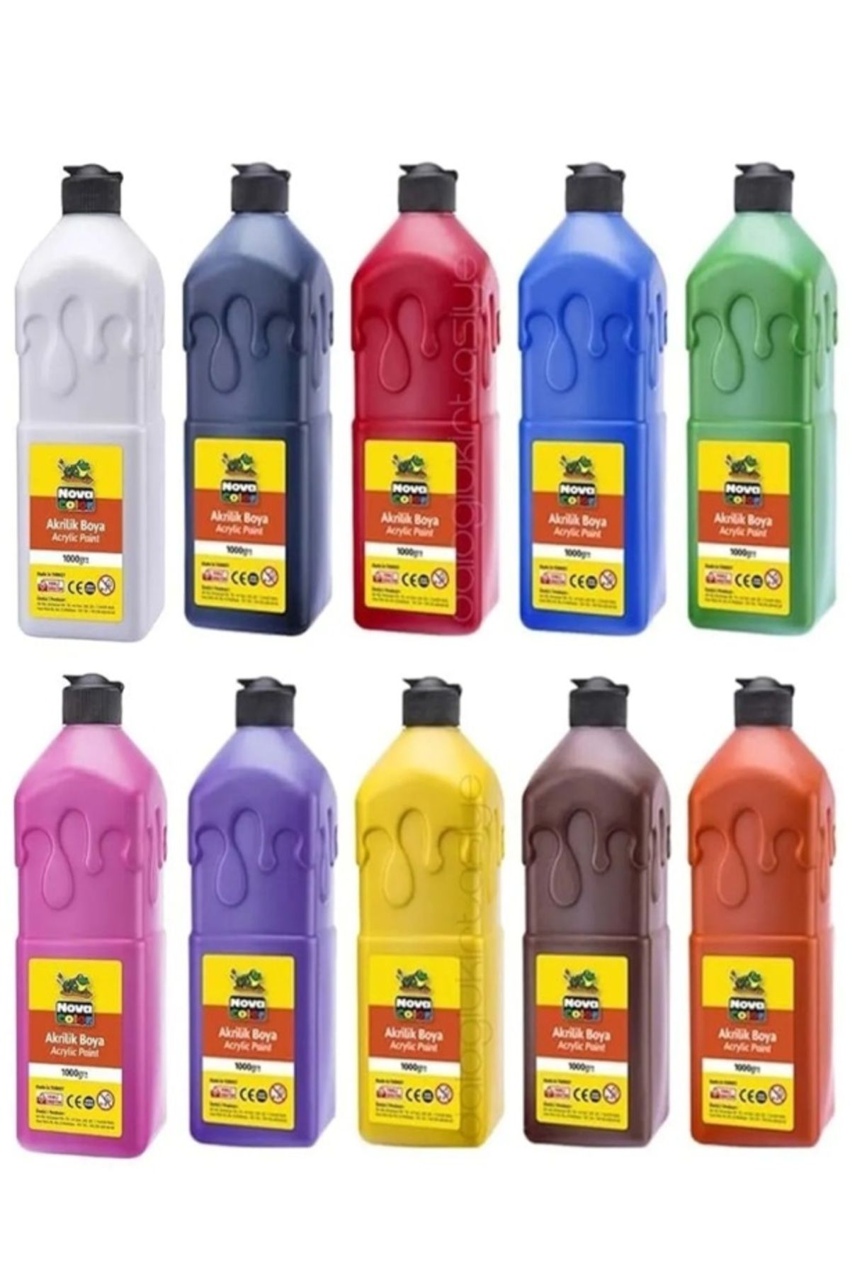 Nova Color 180 gr Akrilik Boya ( NC-1001/1004/1003/1010/1002/1005/1027/1028 )