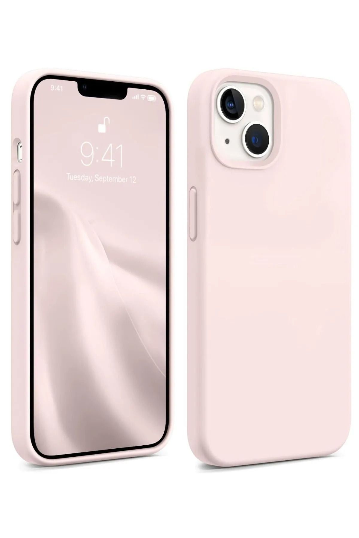 landscapecase Apple Iphone 13-14 Lansman Kılıf Içi Kadifeli Kamera Yükseltili Silikon Kapak
