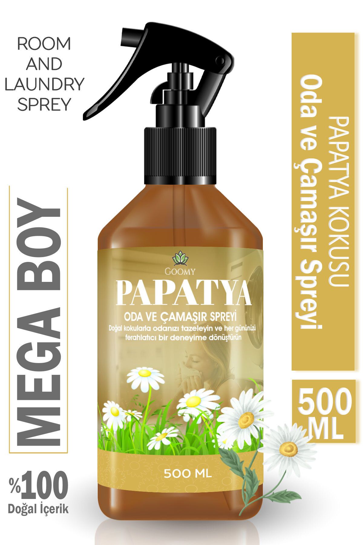 Lofty Papatya Oda Ve Çamaşır Spreyi Oda Kokusu Oda Spreyi – Chamomile Room & Fabric Mist 500ml