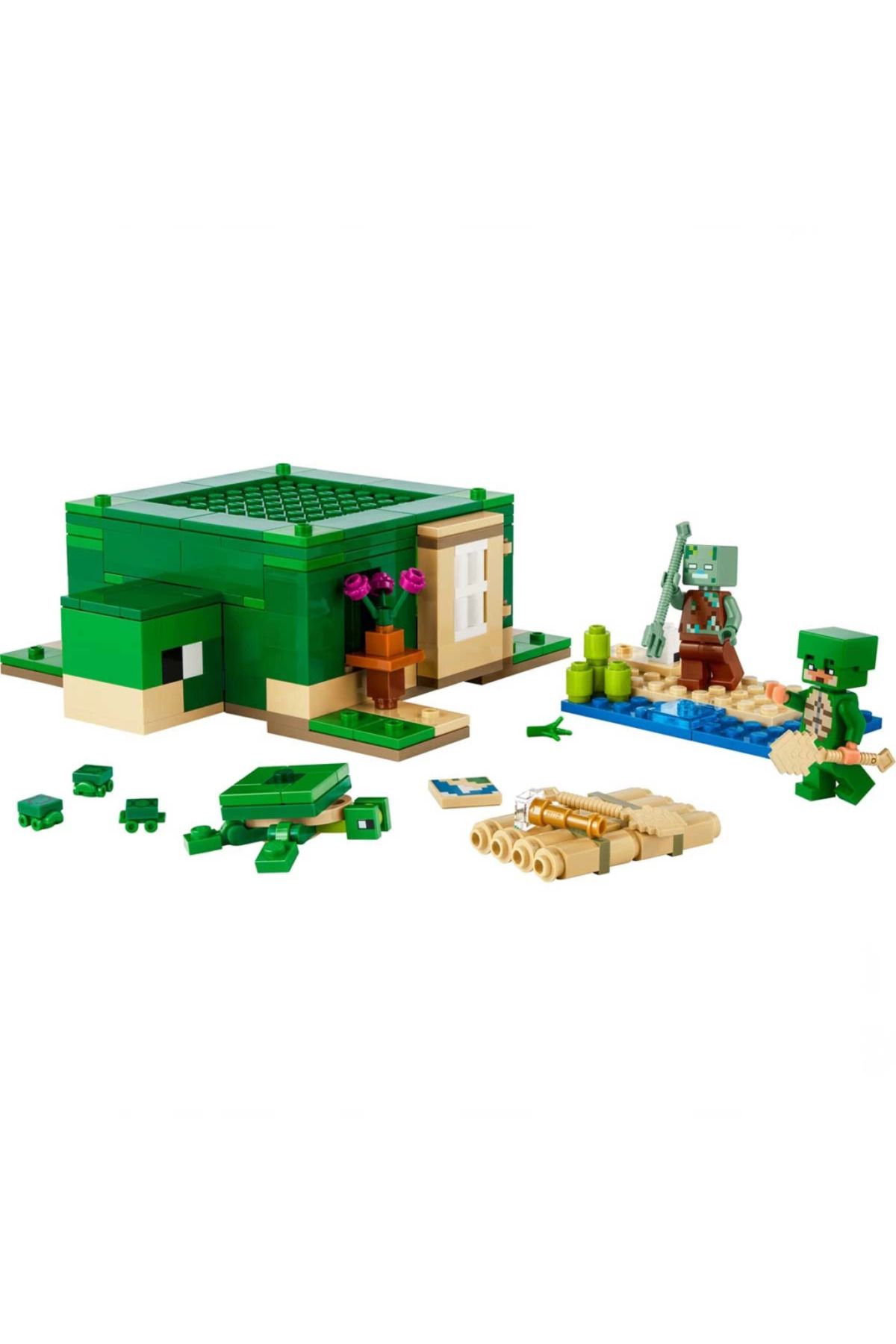 MR RZN STORE LEGOMinecraftKaplumbağaPlajEvi21254