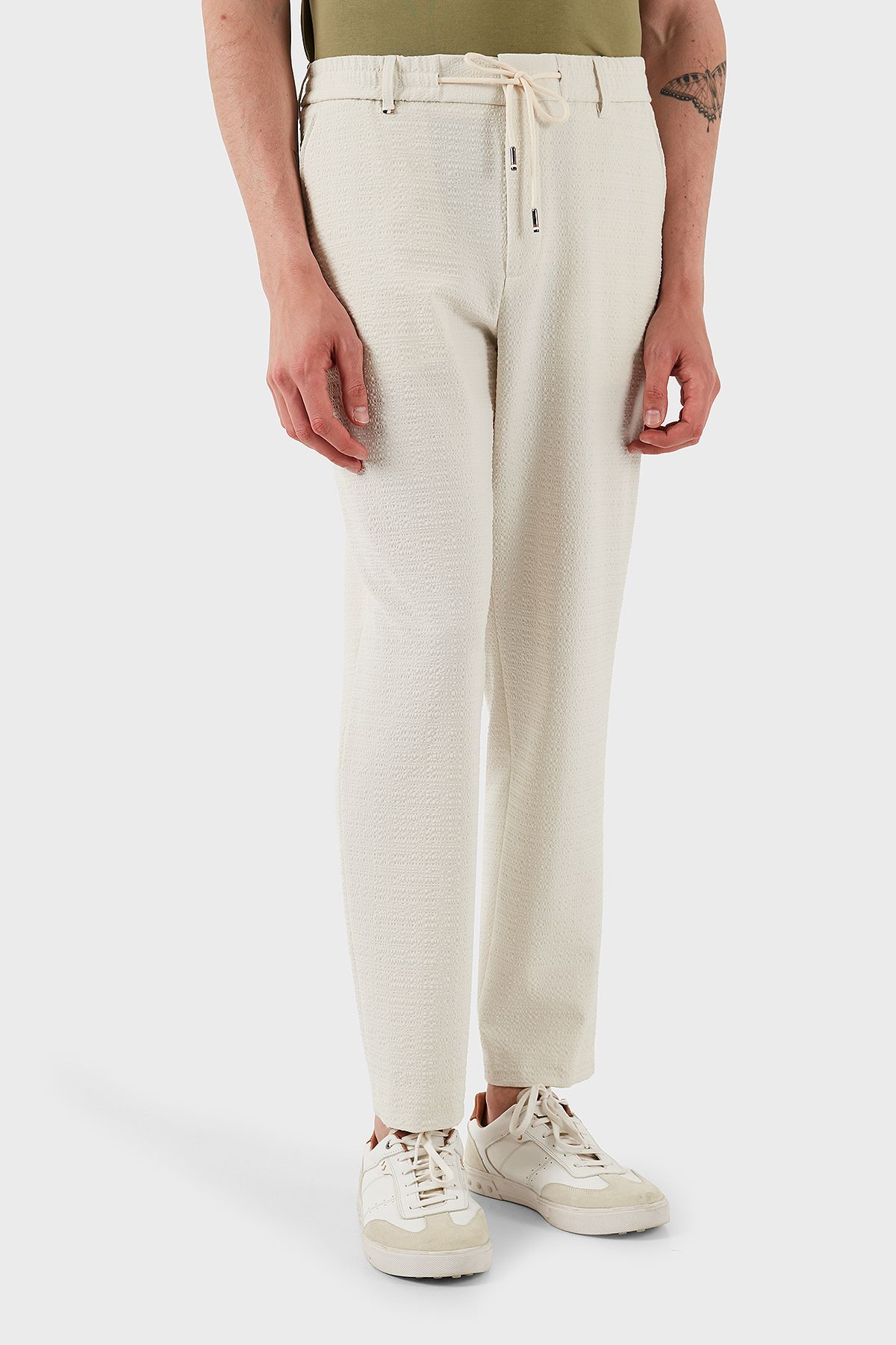 BOSS Tapered Fit Normal Bel Daralan Paça Pantolon Erkek PANTOLON 50540791 131