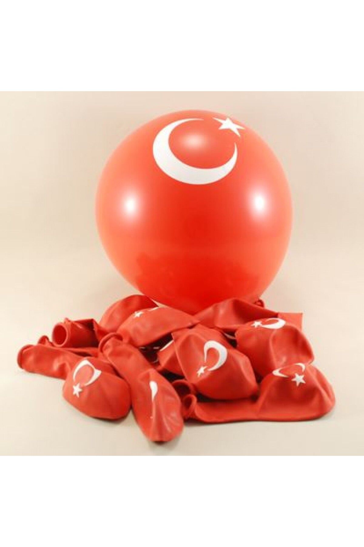 Store Türk bayraklı balon 10' 26 cm