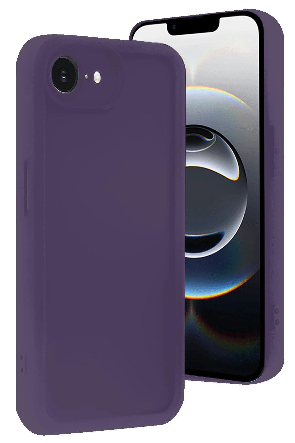 NewFace iPhone 16E Kılıf Viera Silikon - Mor MRAYD