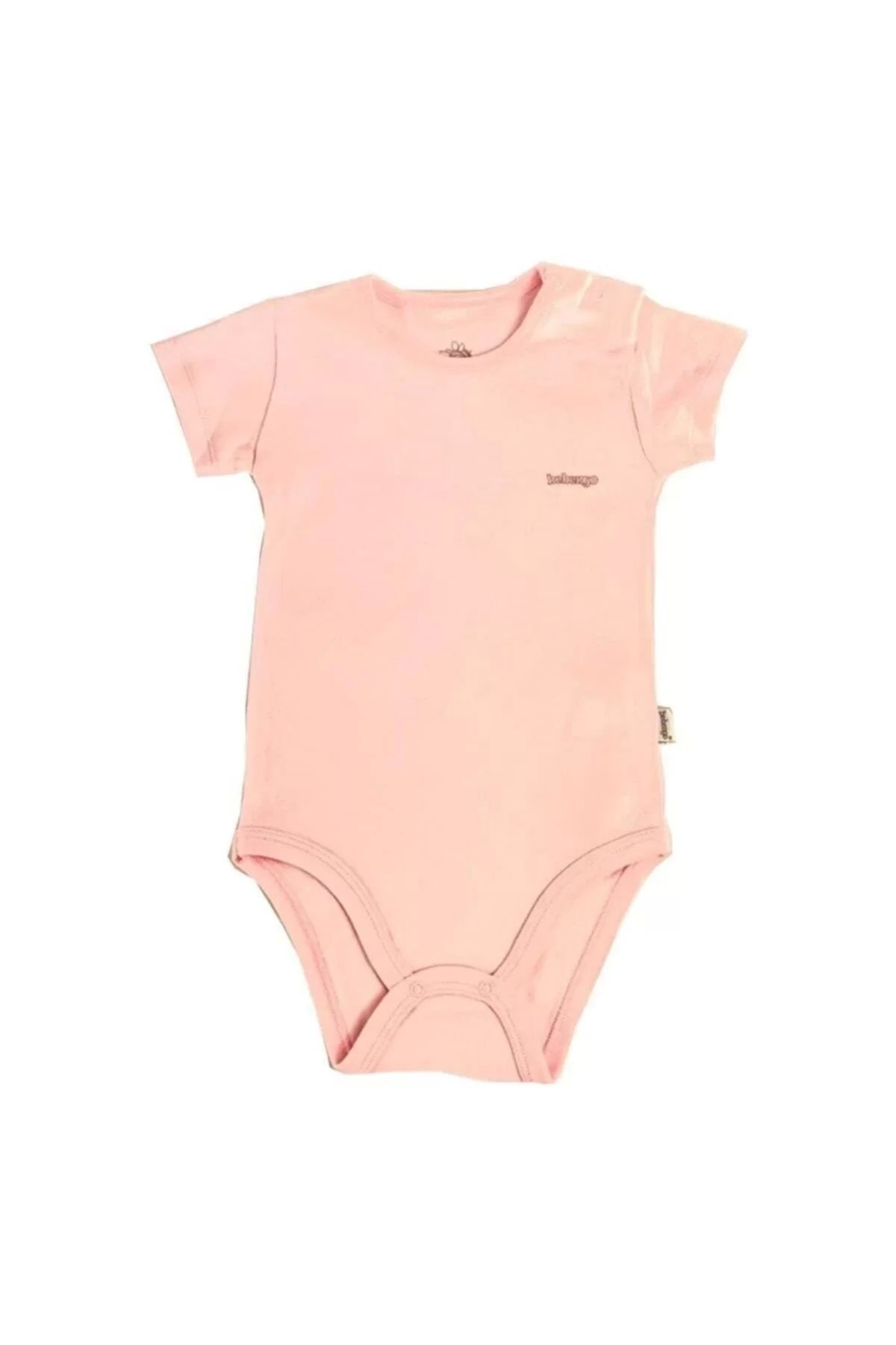 Moda Şahsenem Basic Kısa Kol Body Pembe