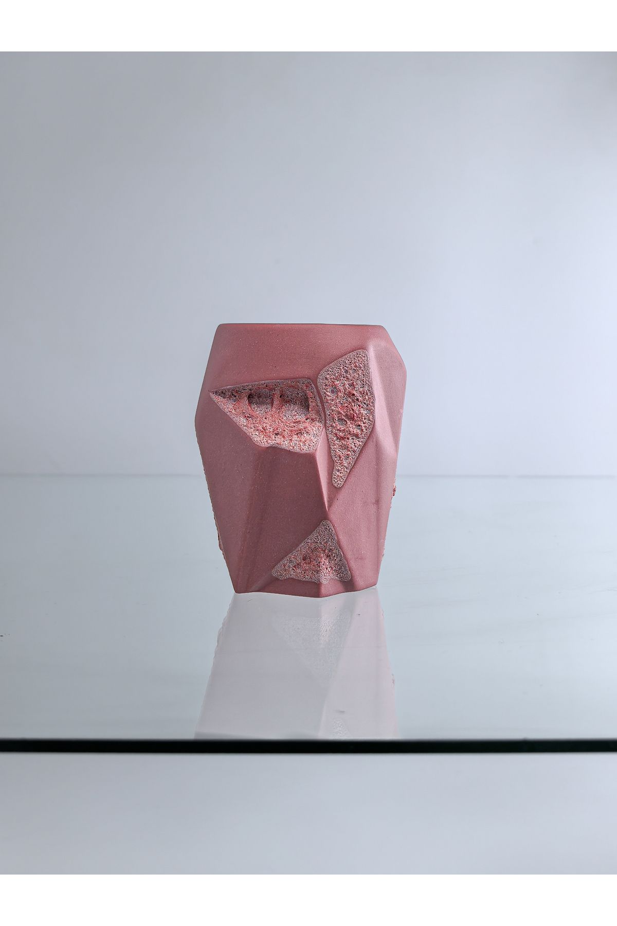 Yumsel Seramik Porselen Bardak Pink Bazalt Serisi