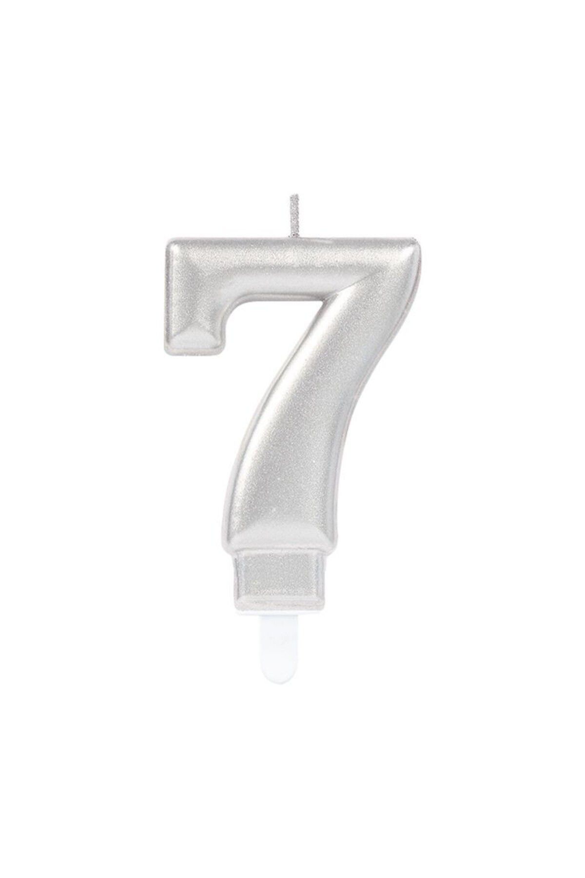 Avantaj Kapıda ® 7 Rakam Gümüş Mum Renk