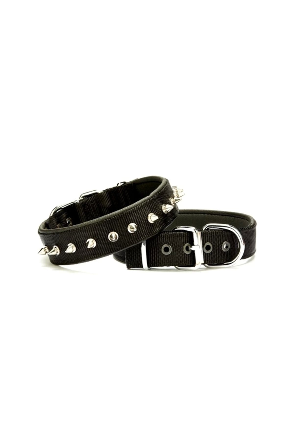 DOGGİ Doggie Çivi Desenli Köpek Tasması 3*65 cm Siyah