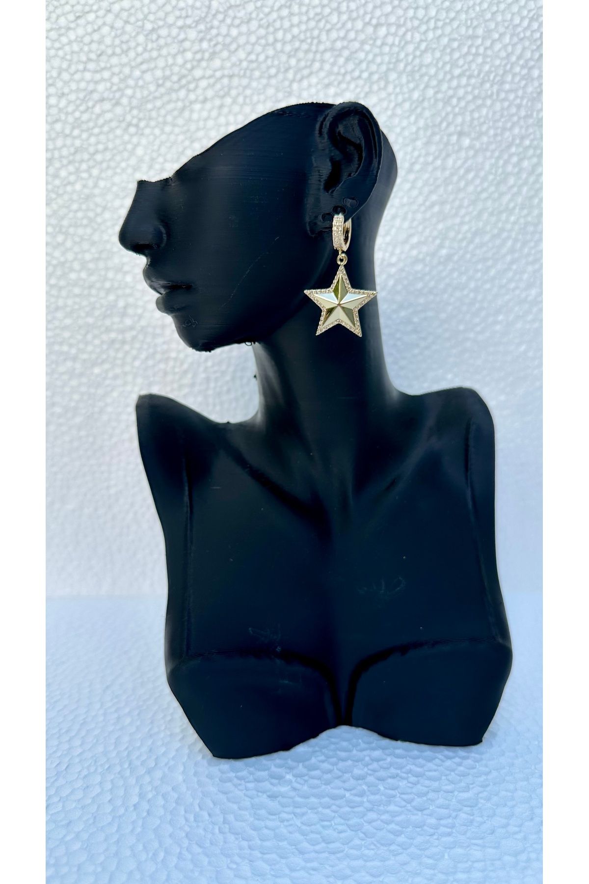 Butik Çelik Yıldız Küpe
