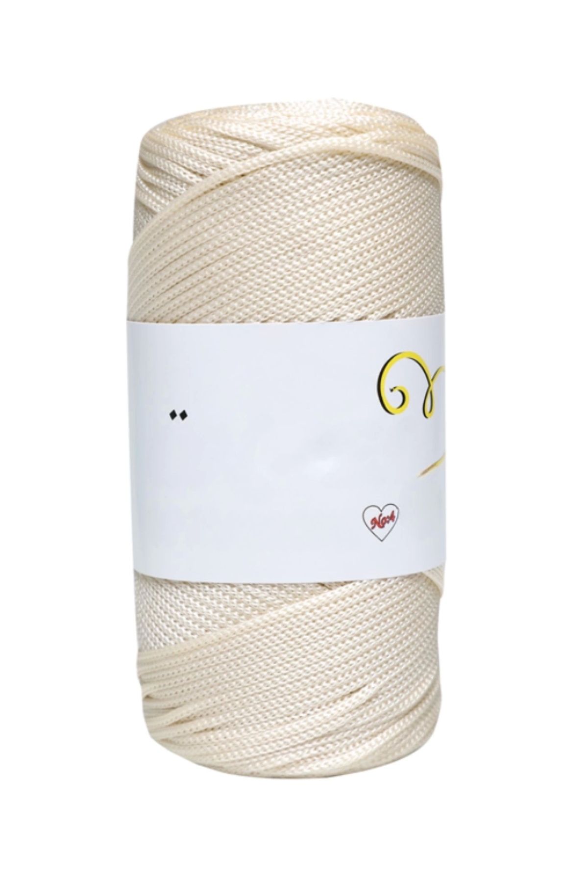 P Parla Makrome İpi 3mm Polyester Krem