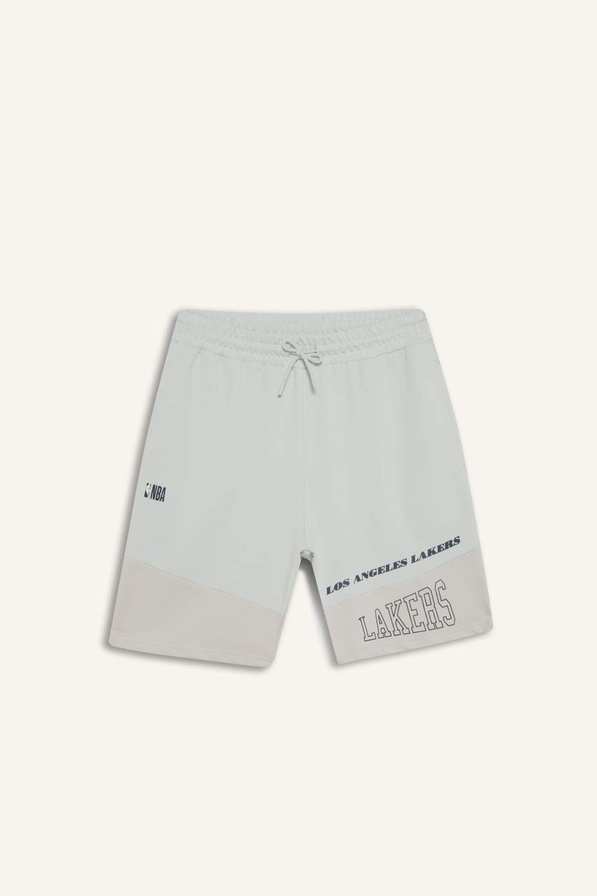 DeFacto DeFactoFit NBA Los Angeles Lakers Standart Fit Kısa Paça Şort E3023AX25SM