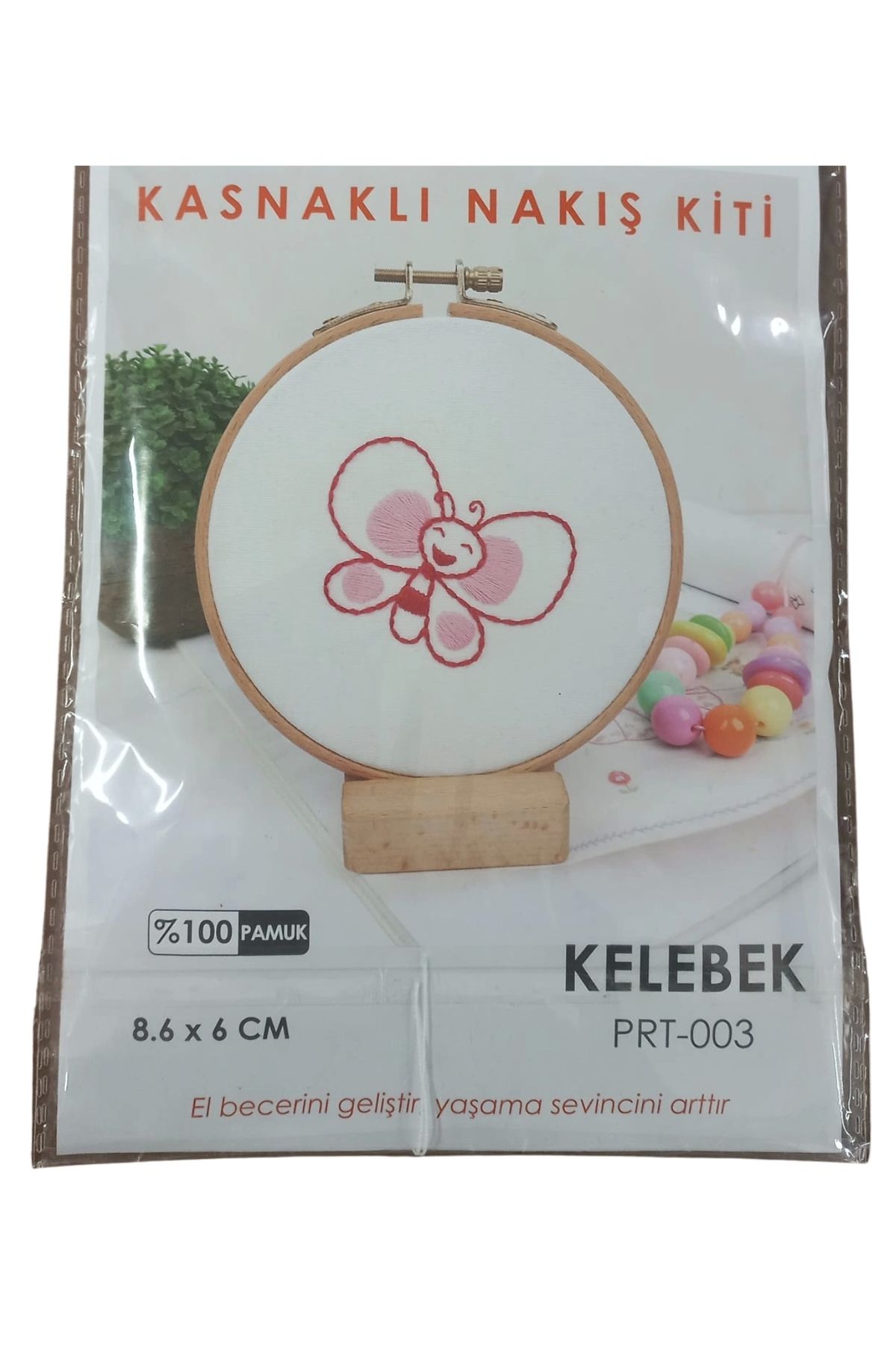 P Parla Nakış Kitleri Kasnaklı 8.6 X 6 cm Kelebek