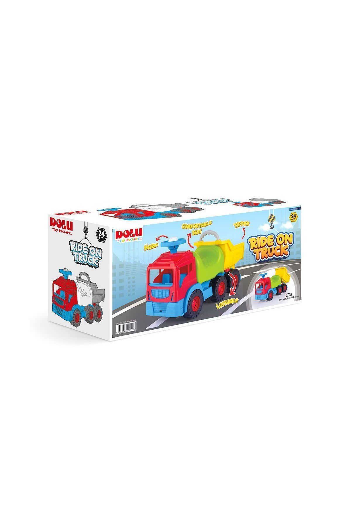 melfxxl eticaret 7017 OYUNCAK-RIDE ON TRUCK