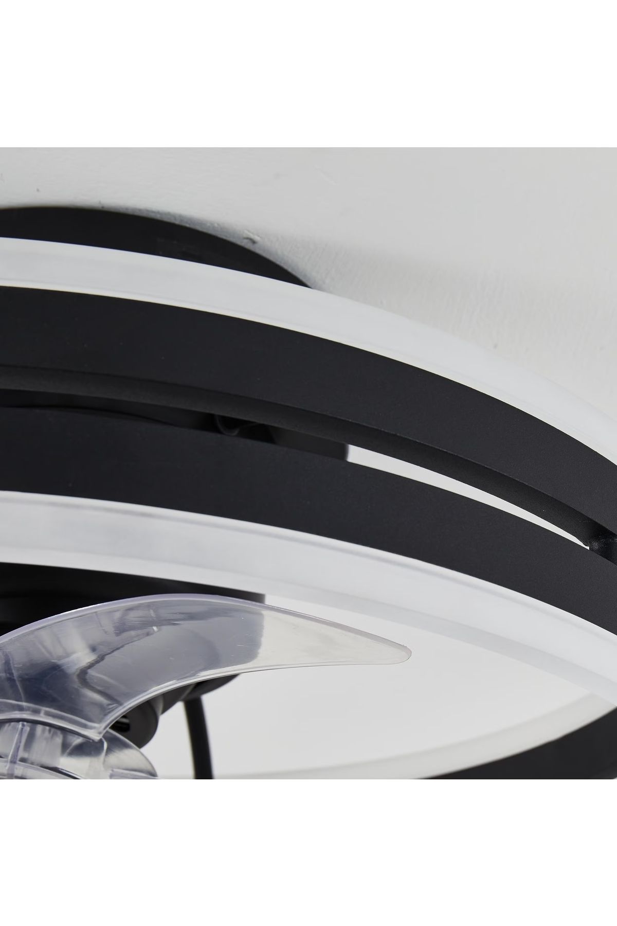 FlashHawk-Ceiling Fan with Light, with Remote Control, 6 Speeds Adjustable, Flush Mount Ceiling Fan 50 * 22CM 4