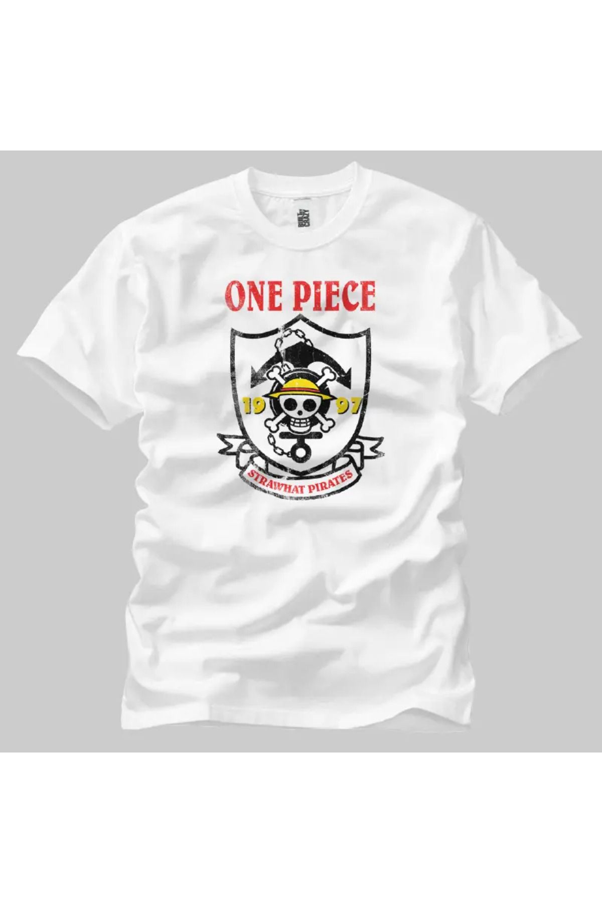 Built By Crazy One Piece Anchor Unisex Tişört