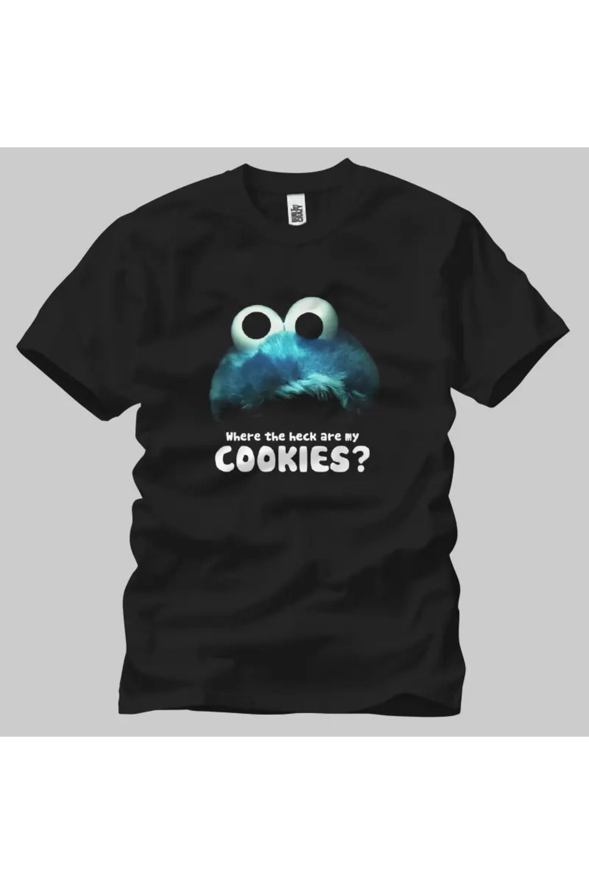 Built By Crazy Cookie Monster: Where The Heck Unisex Tişört