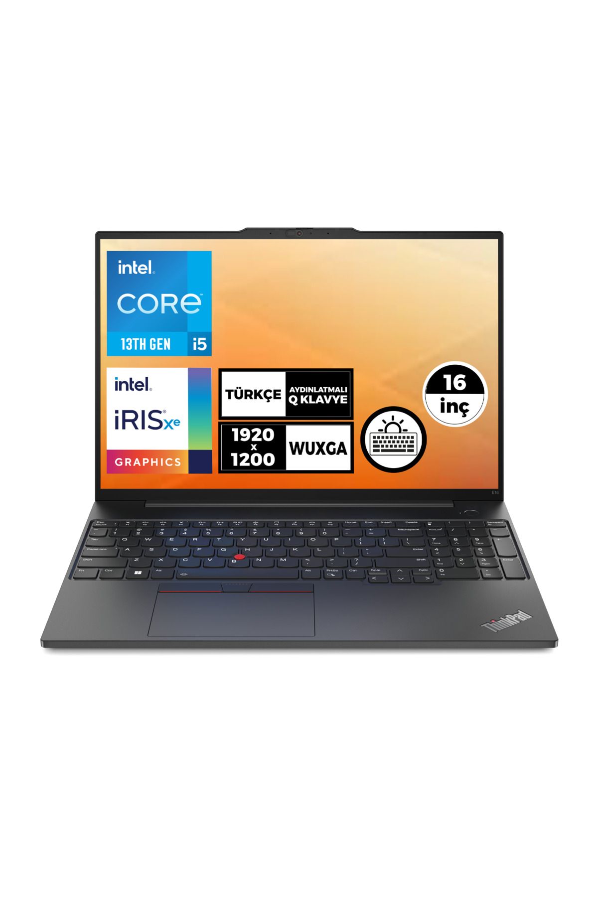 LENOVO ThinkPad E16 G1 i5-1335U 40GB 1TB SSD 16" WUXGA Fdos Taşınabilir Bilgisayar 21JN00MWTX 005