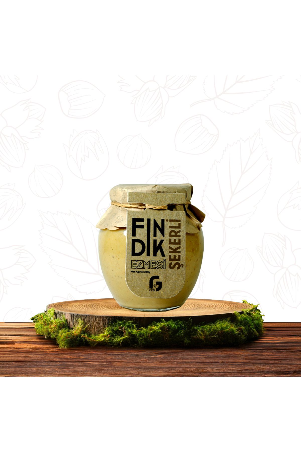 Gebi Şekerli Fındık Ezmesi - 320 Gr "Daha İnce Kıvamlı"